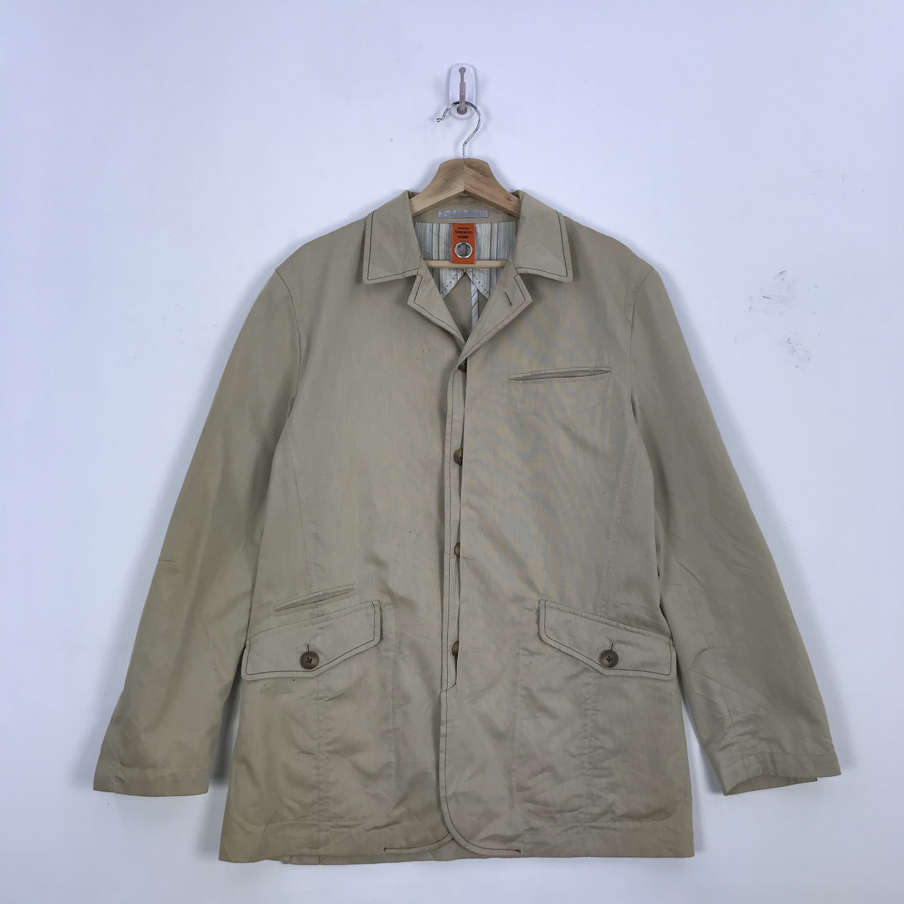 Kansai Yamamoto × Vintage Kansai Yamamoto Chore Jackets Japanese Hip Hop Rare Swag Size US L / EU 52-54 / 3 - 1 Thumbnail