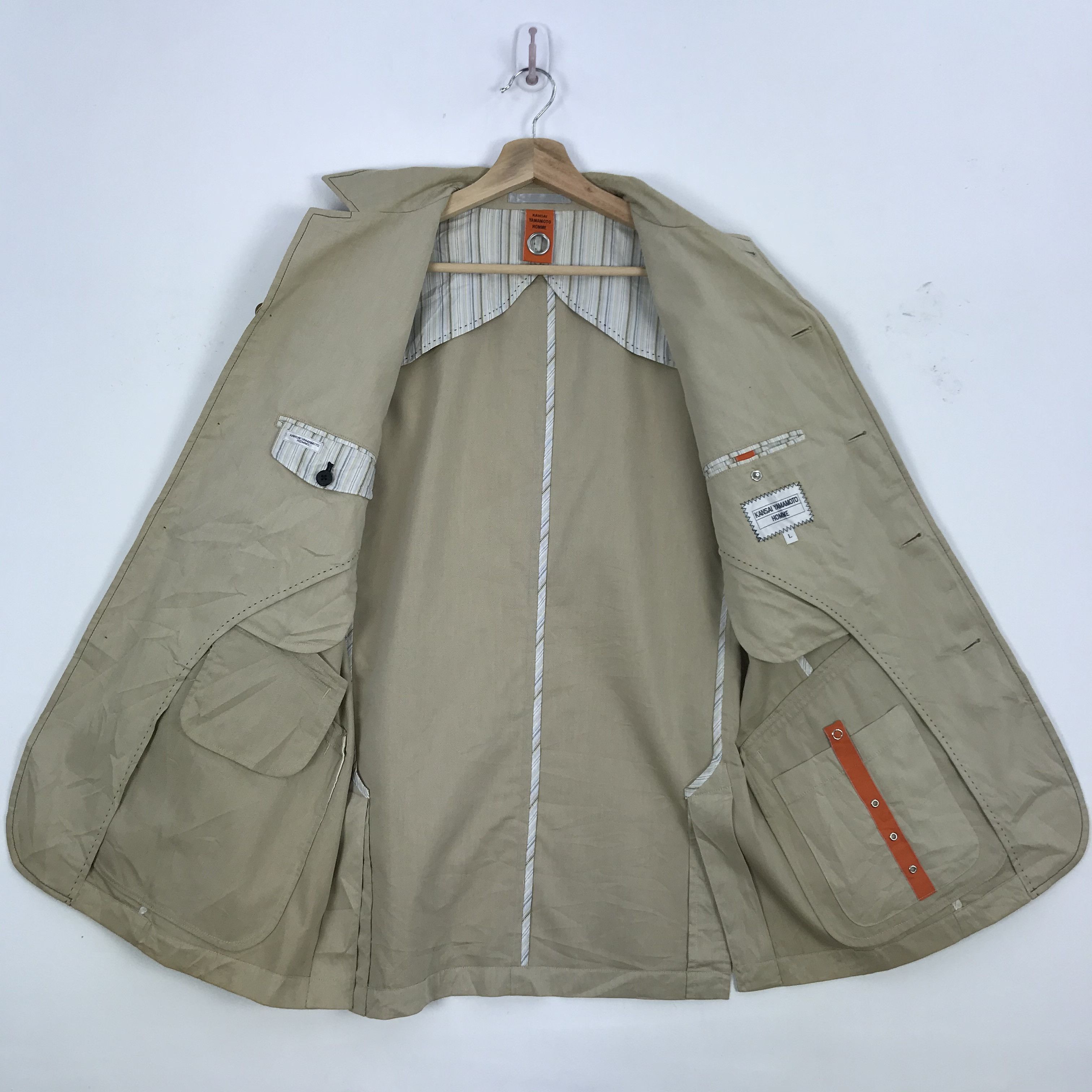 Kansai Yamamoto × Vintage Kansai Yamamoto Chore Jackets Japanese Hip Hop Rare Swag Size US L / EU 52-54 / 3 - 7 Thumbnail
