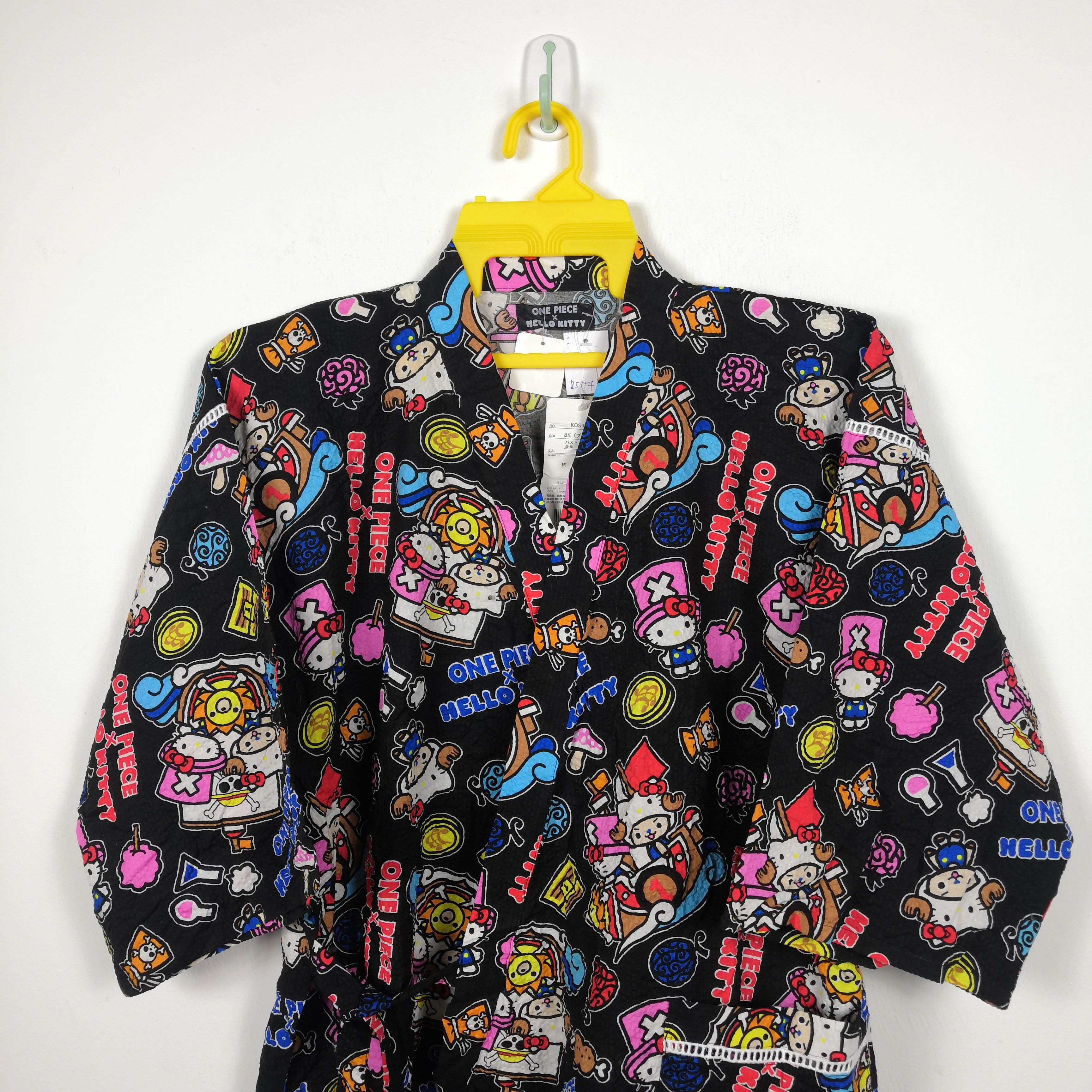 If Six Was Nine One Piece X Hello Kitty Anime Japanese Traditional Kimono Size US M / EU 48-50 / 2 - 3 Thumbnail