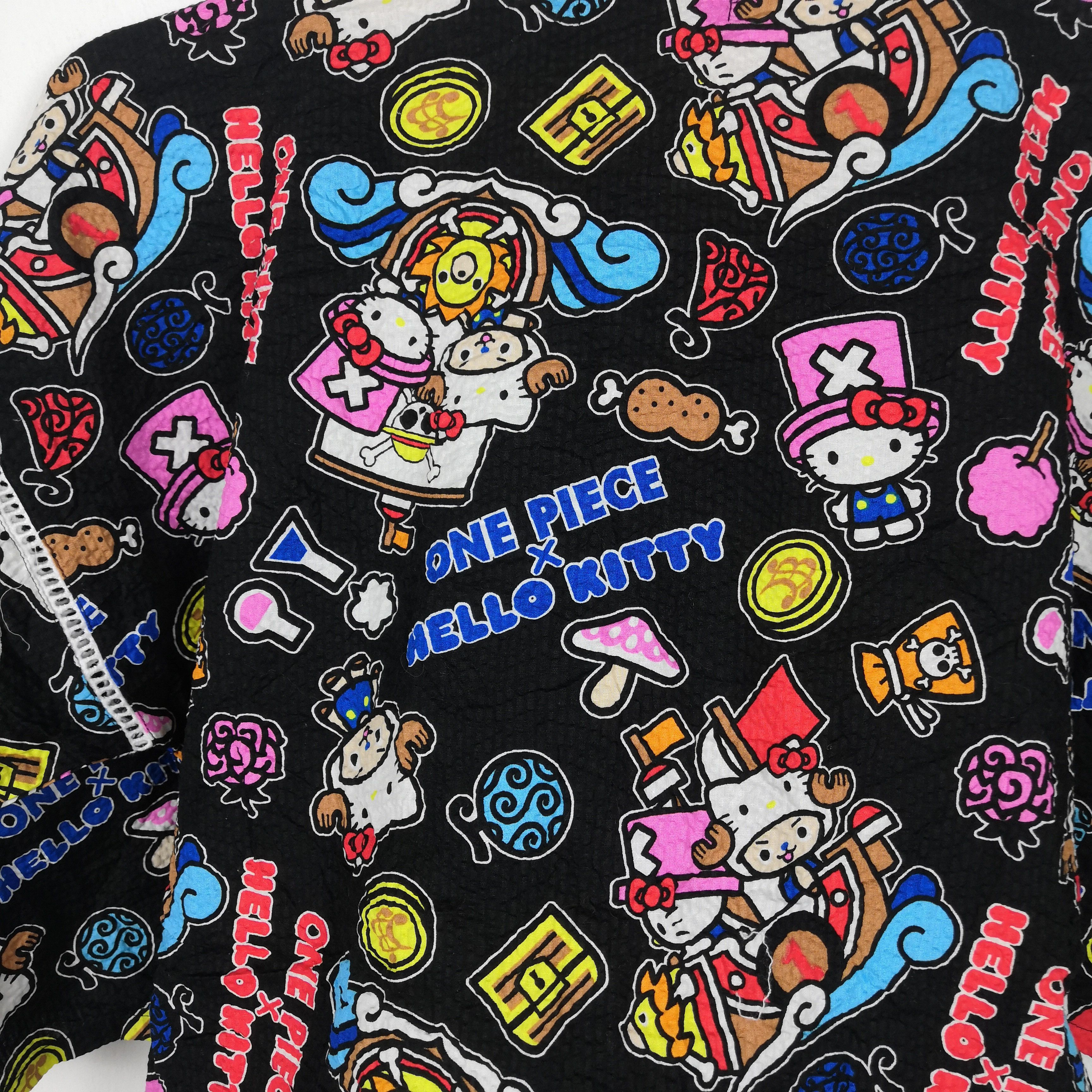 If Six Was Nine One Piece X Hello Kitty Anime Japanese Traditional Kimono Size US M / EU 48-50 / 2 - 7 Thumbnail