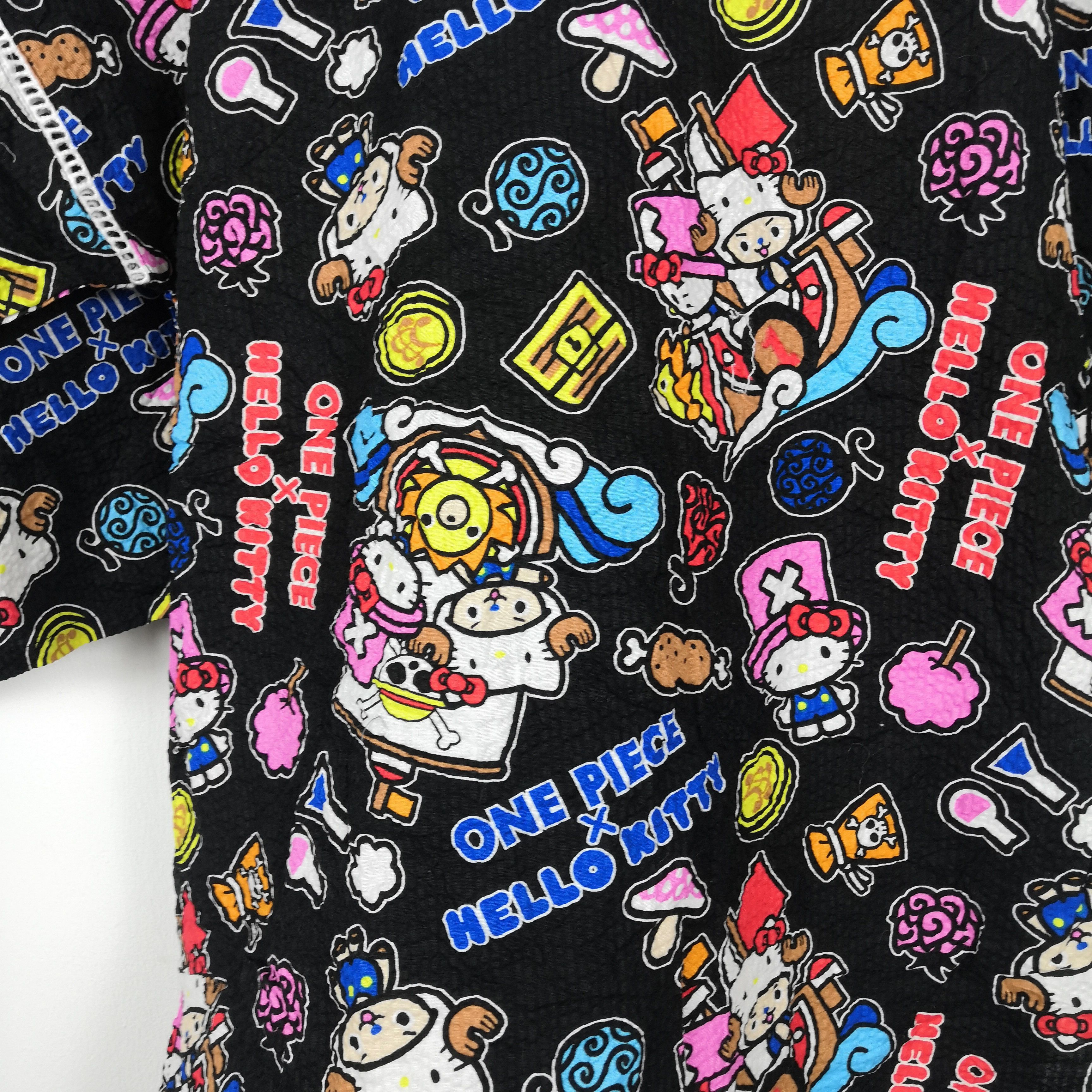 If Six Was Nine One Piece X Hello Kitty Anime Japanese Traditional Kimono Size US M / EU 48-50 / 2 - 9 Thumbnail