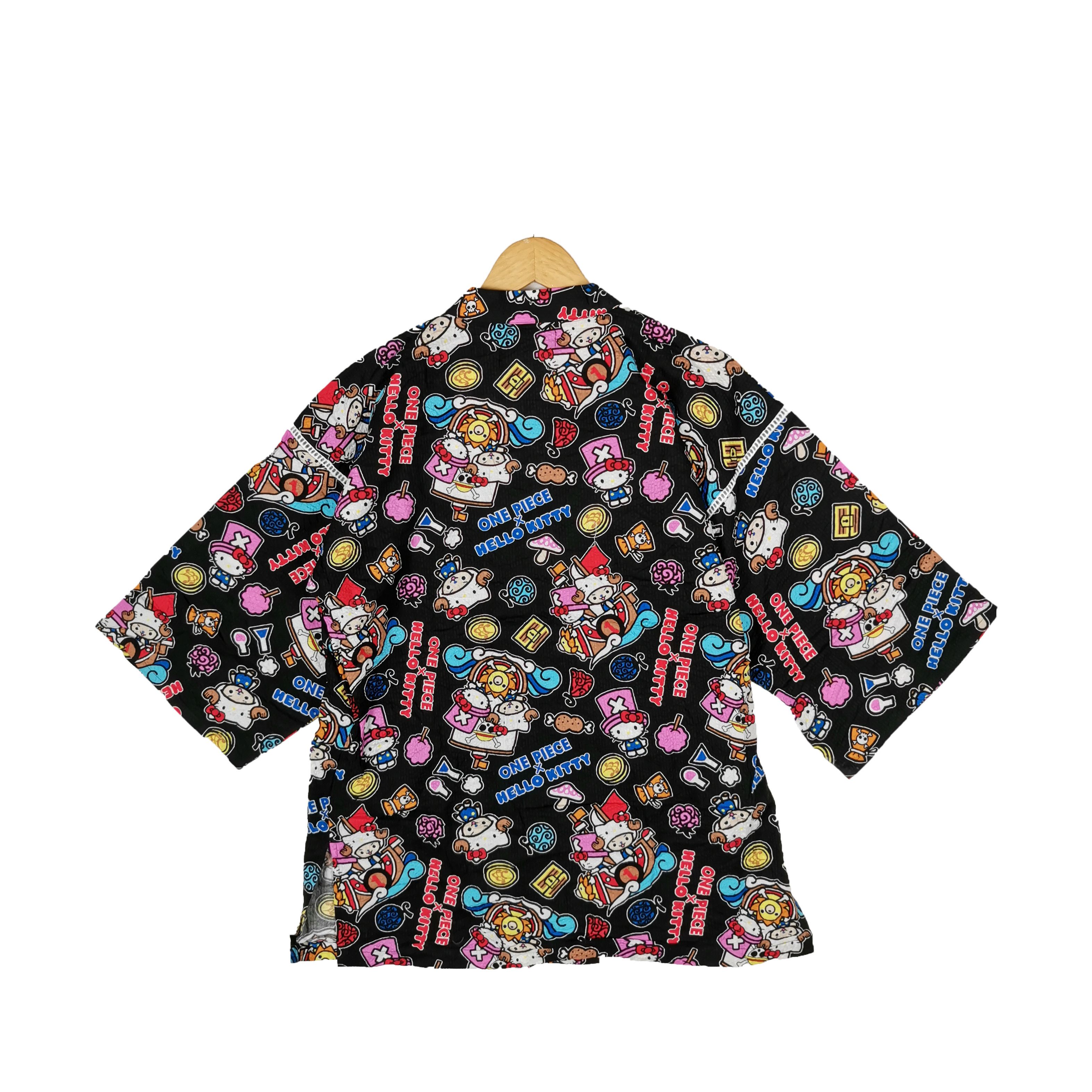 If Six Was Nine One Piece X Hello Kitty Anime Japanese Traditional Kimono Size US M / EU 48-50 / 2 - 2 Thumbnail