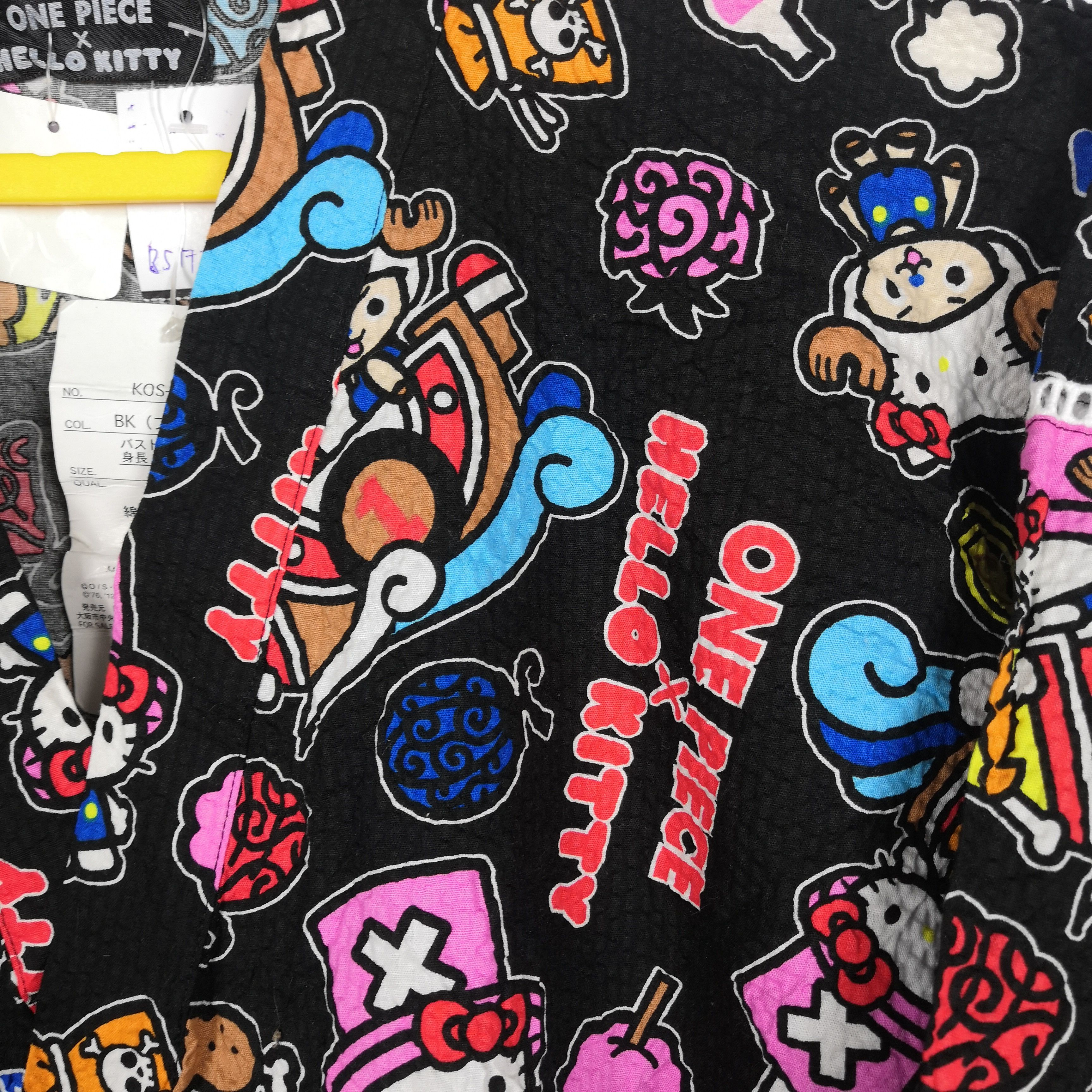 If Six Was Nine One Piece X Hello Kitty Anime Japanese Traditional Kimono Size US M / EU 48-50 / 2 - 5 Thumbnail