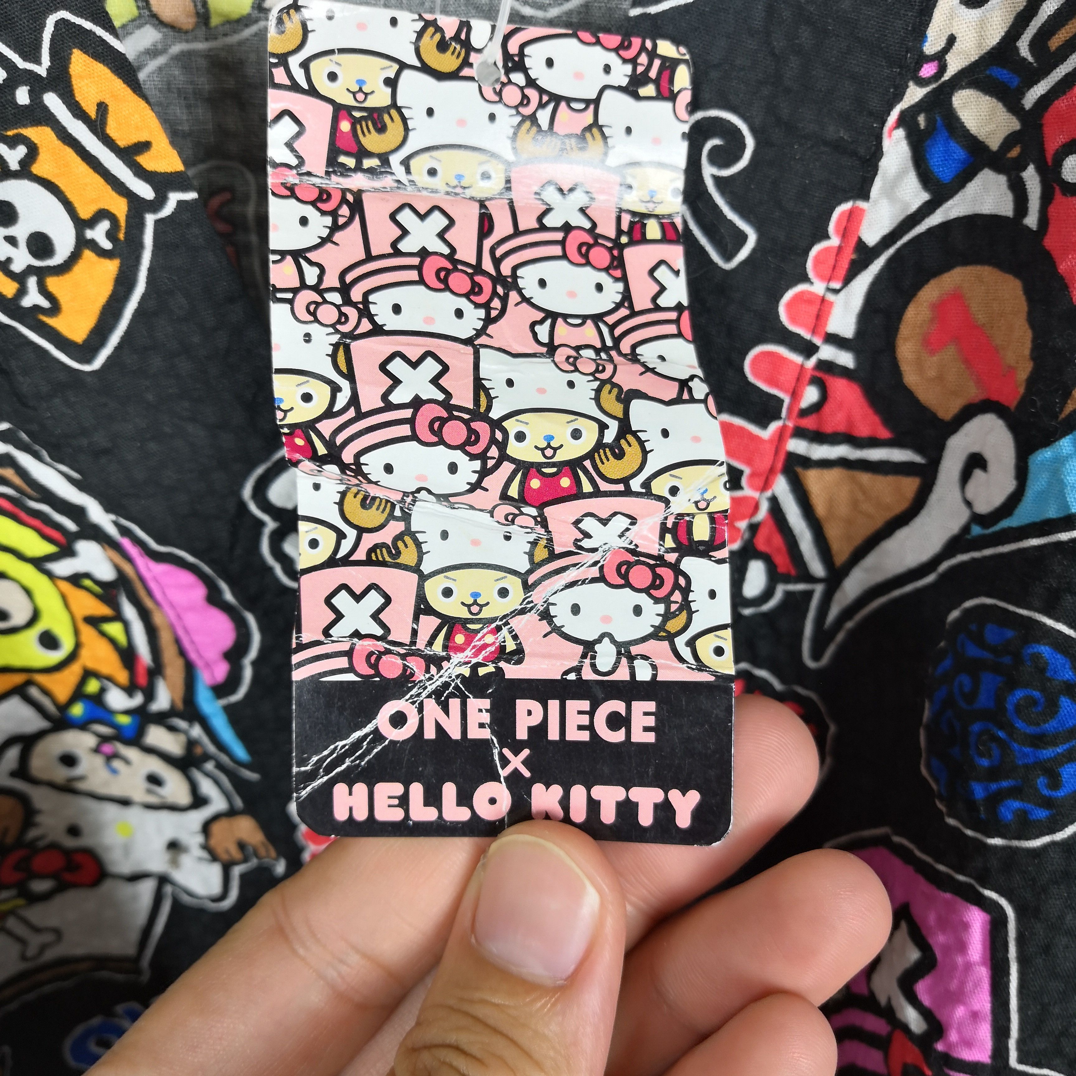 If Six Was Nine One Piece X Hello Kitty Anime Japanese Traditional Kimono Size US M / EU 48-50 / 2 - 10 Thumbnail