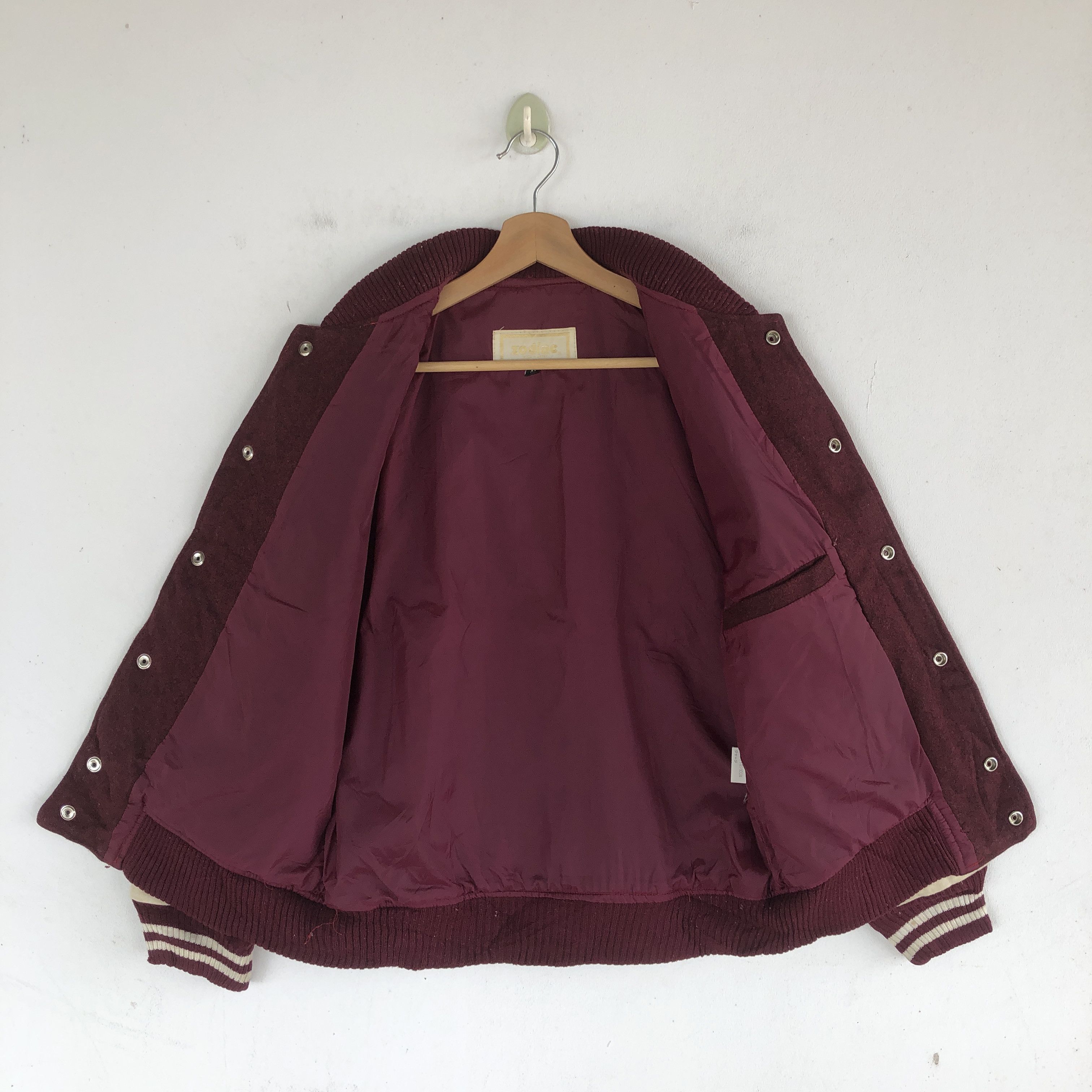 Japanese Brand Vintage Zodiac Varsity Jackets Japanese Basic Wool Jacket Size US M / EU 48-50 / 2 - 6 Thumbnail