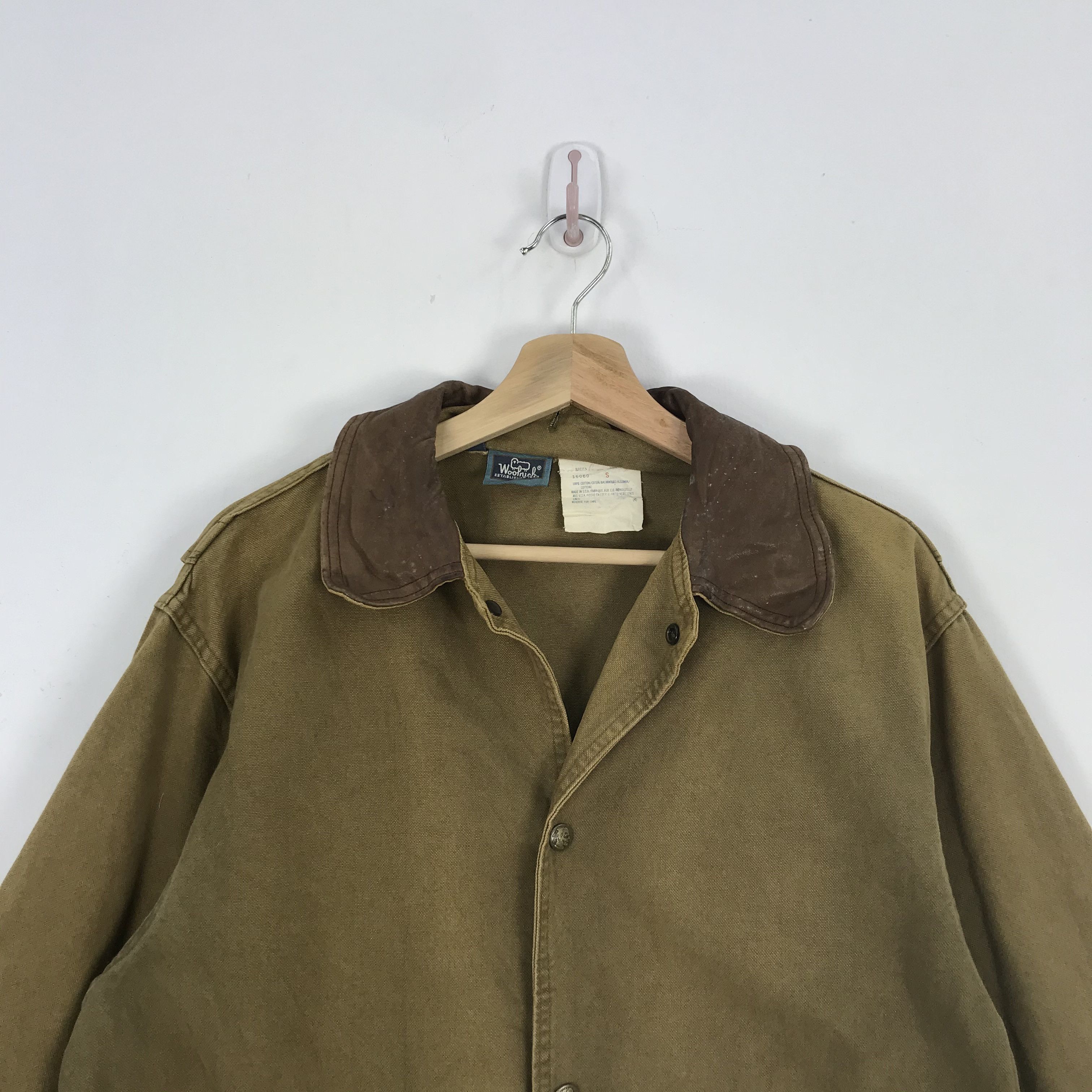 If Six Was Nine × Vintage × Woolrich Woolen Mills Vintage 80s Woolrich Jacket Chore Jackets Size US L / EU 52-54 / 3 - 3 Thumbnail