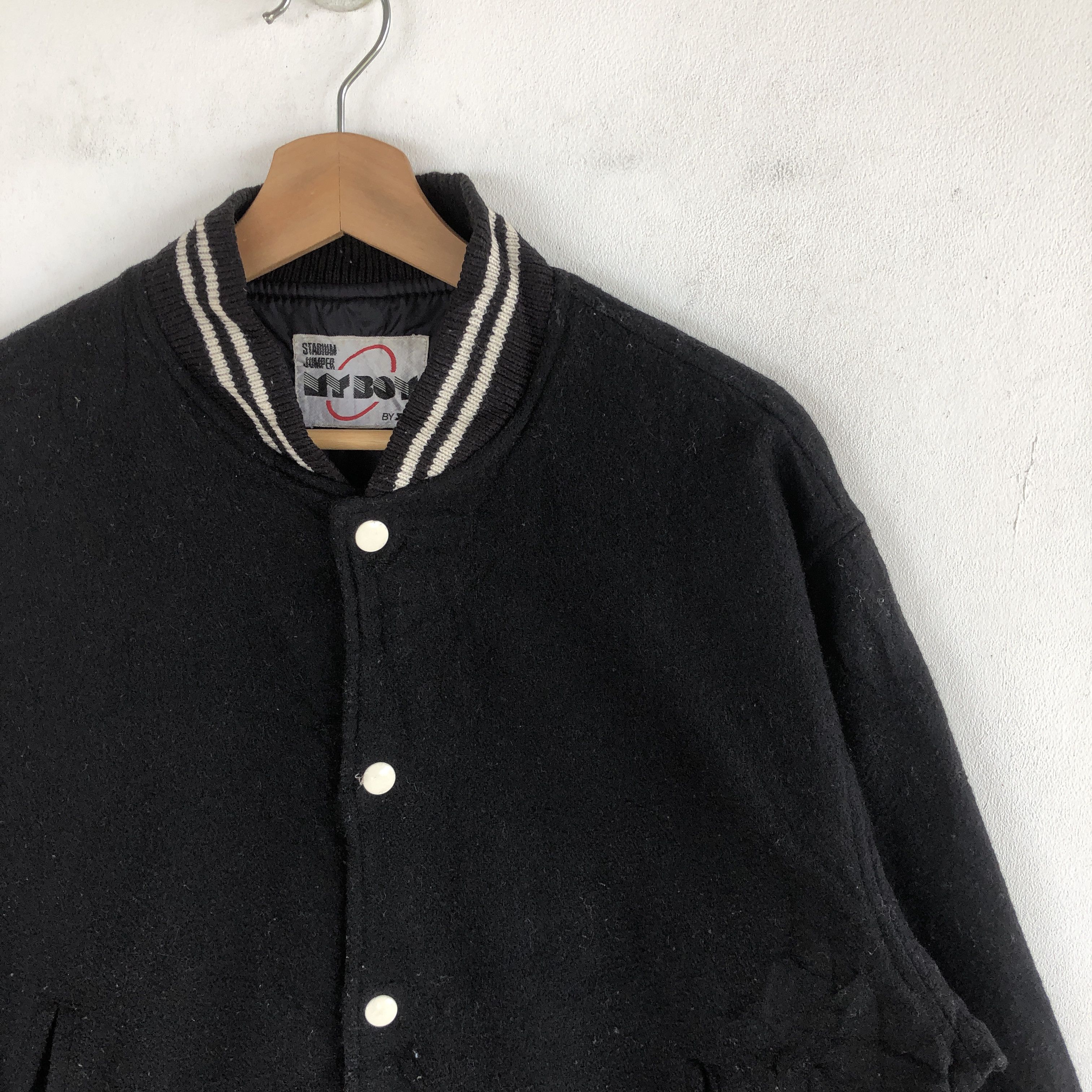 Japanese Brand × Vintage Vintage NY Boy Varsity Jackets Japanese Wool Jacket Size US L / EU 52-54 / 3 - 5 Thumbnail