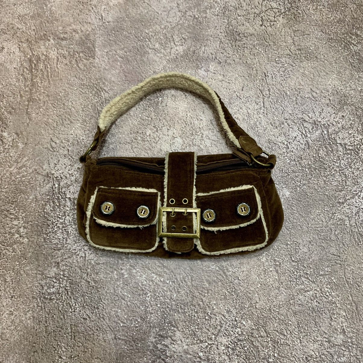 Avant Garde x Vintage Japan Crossbody Bag Tactical With Pockets 90's Y2K in Brown, Men's