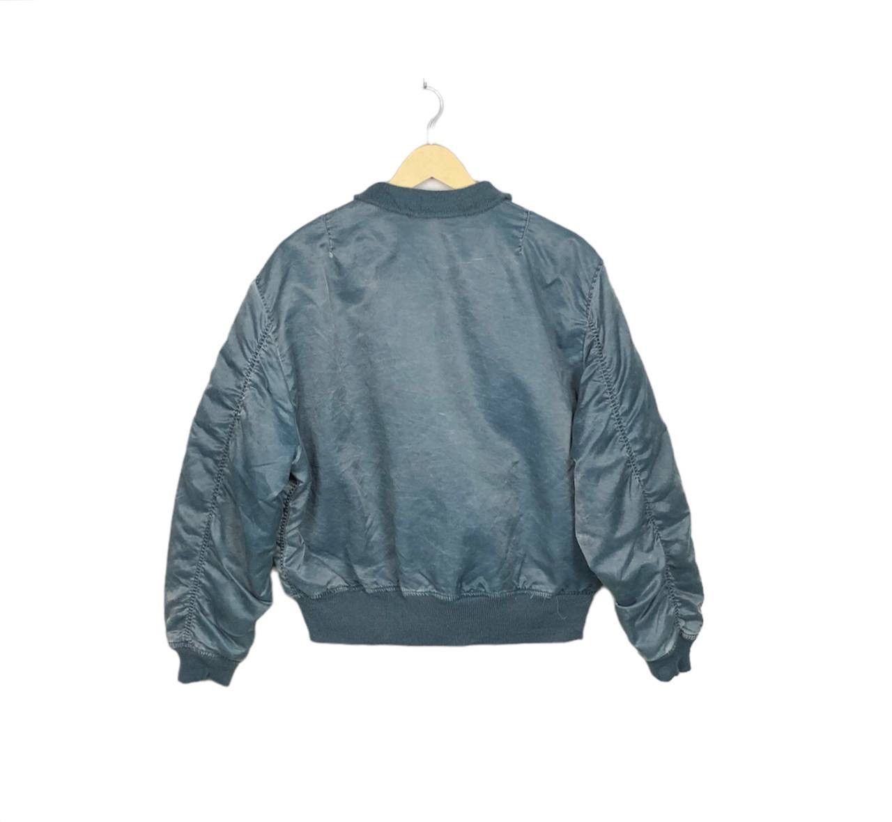 Army Of Me Vtg 80s Sun Faded USA Army Military Bomber Flight Jacket Size US L / EU 52-54 / 3 - 2 Thumbnail