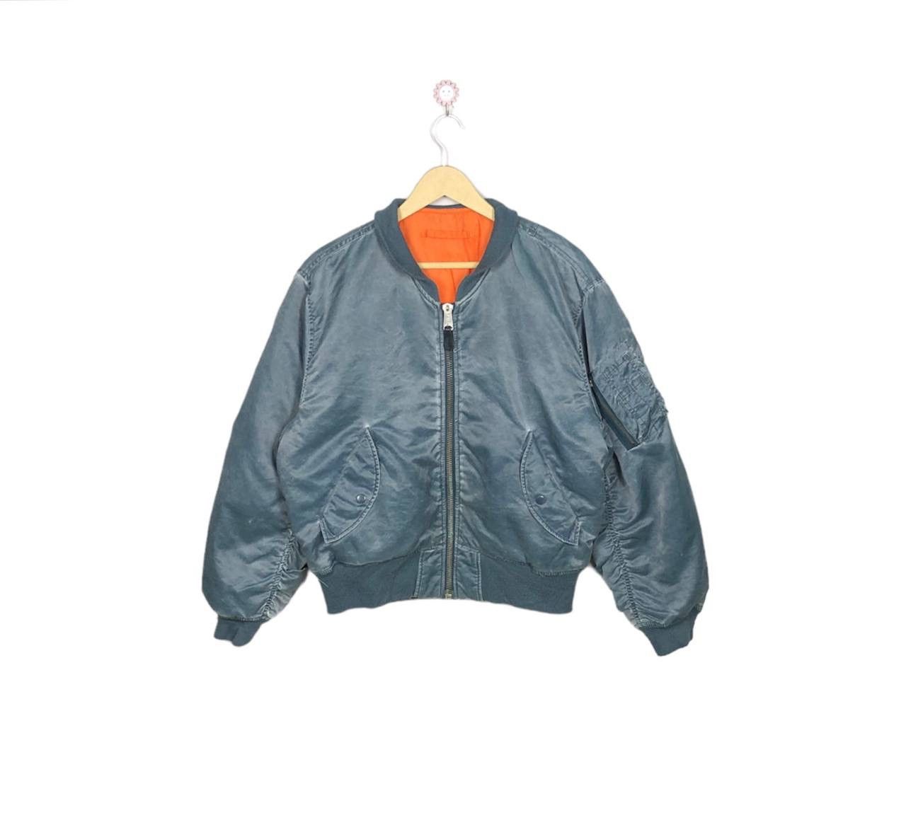 Army Of Me Vtg 80s Sun Faded USA Army Military Bomber Flight Jacket Size US L / EU 52-54 / 3 - 1 Thumbnail