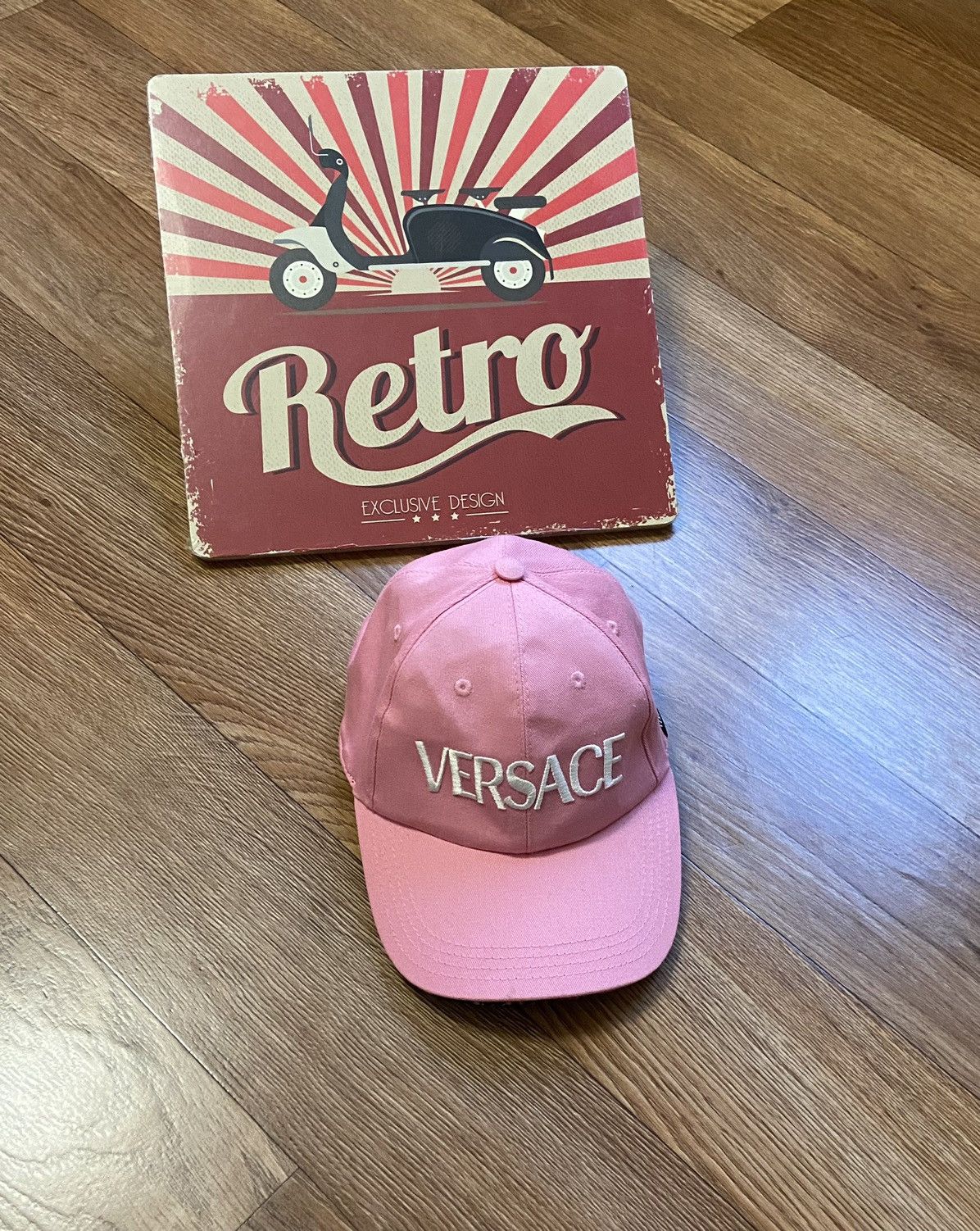 Versace Versace Logo Baseball Cap With Double-Bill Trim Size ONE SIZE - 2 Thumbnail