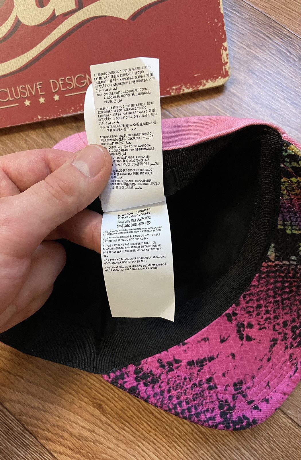 Versace Versace Logo Baseball Cap With Double-Bill Trim Size ONE SIZE - 9 Thumbnail