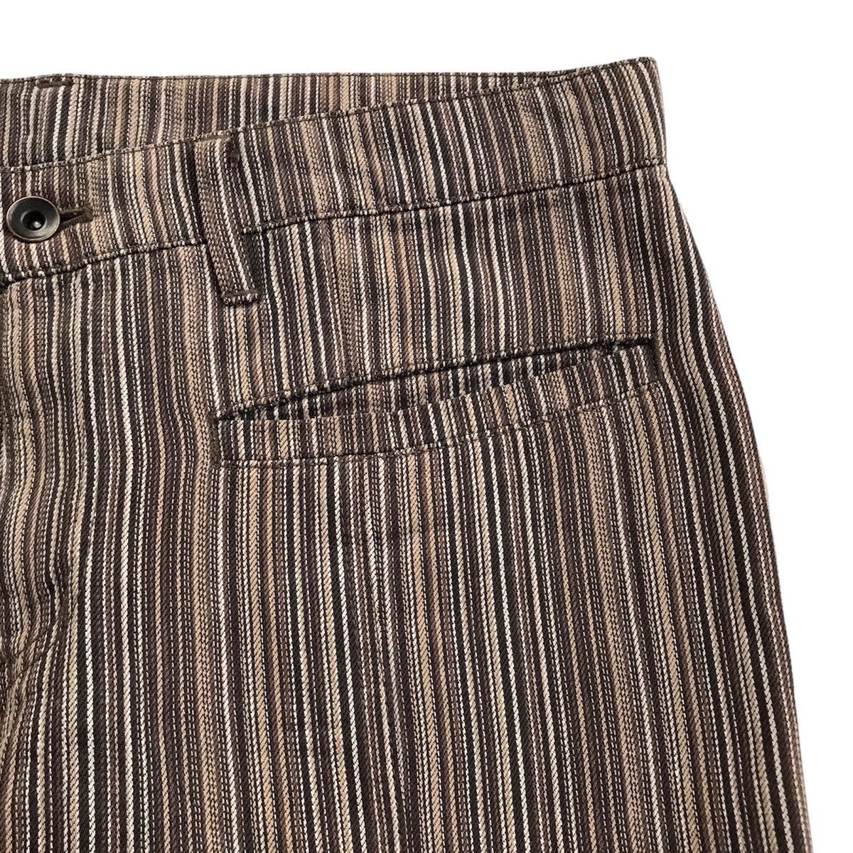 Tete Homme VINTAGE TETE HOMME BY ISSEY MIYAKE PIN STRIPED FLARE PANTS Size US 33 - 5 Thumbnail