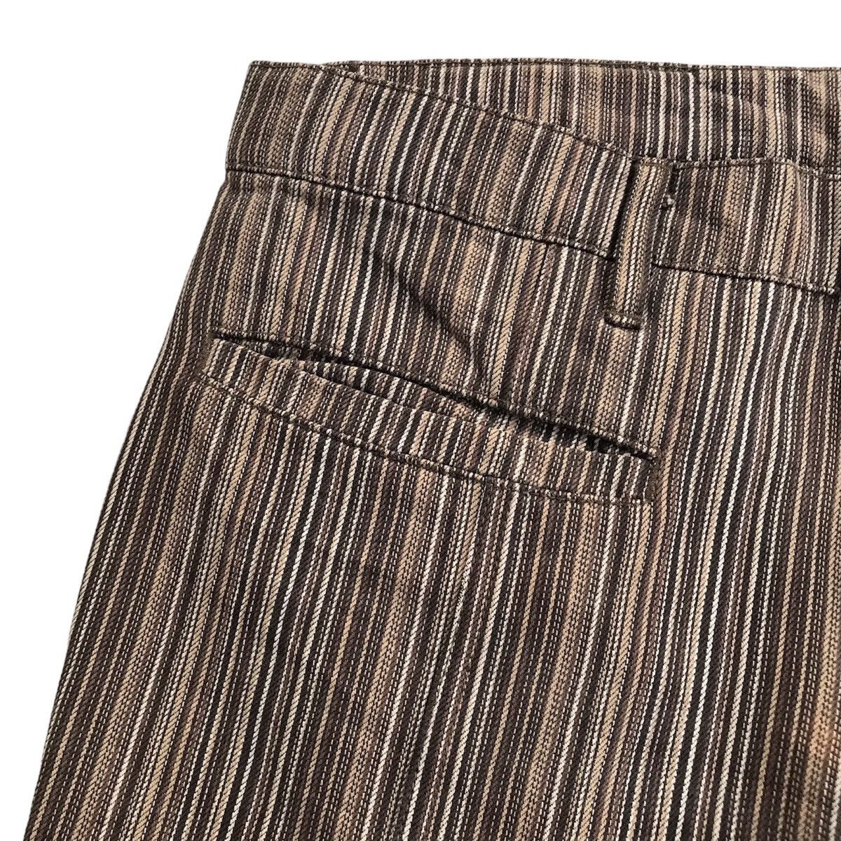 Tete Homme VINTAGE TETE HOMME BY ISSEY MIYAKE PIN STRIPED FLARE PANTS Size US 33 - 4 Thumbnail