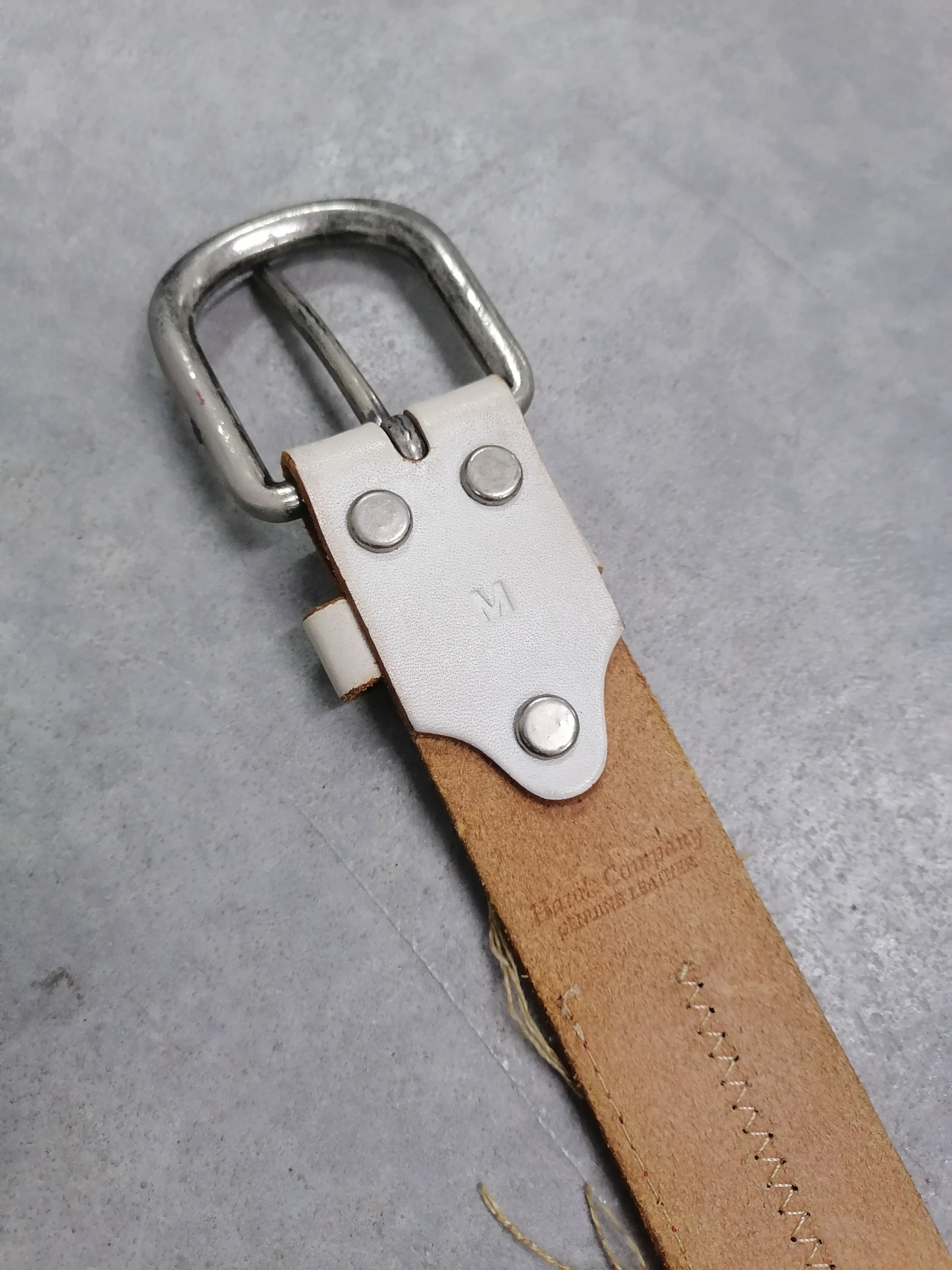 Hysteric Glamour × If Six Was Nine × Japanese Brand Hawk Company 2 Layer Patchwork Leather Belt Size ONE SIZE - 6 Thumbnail