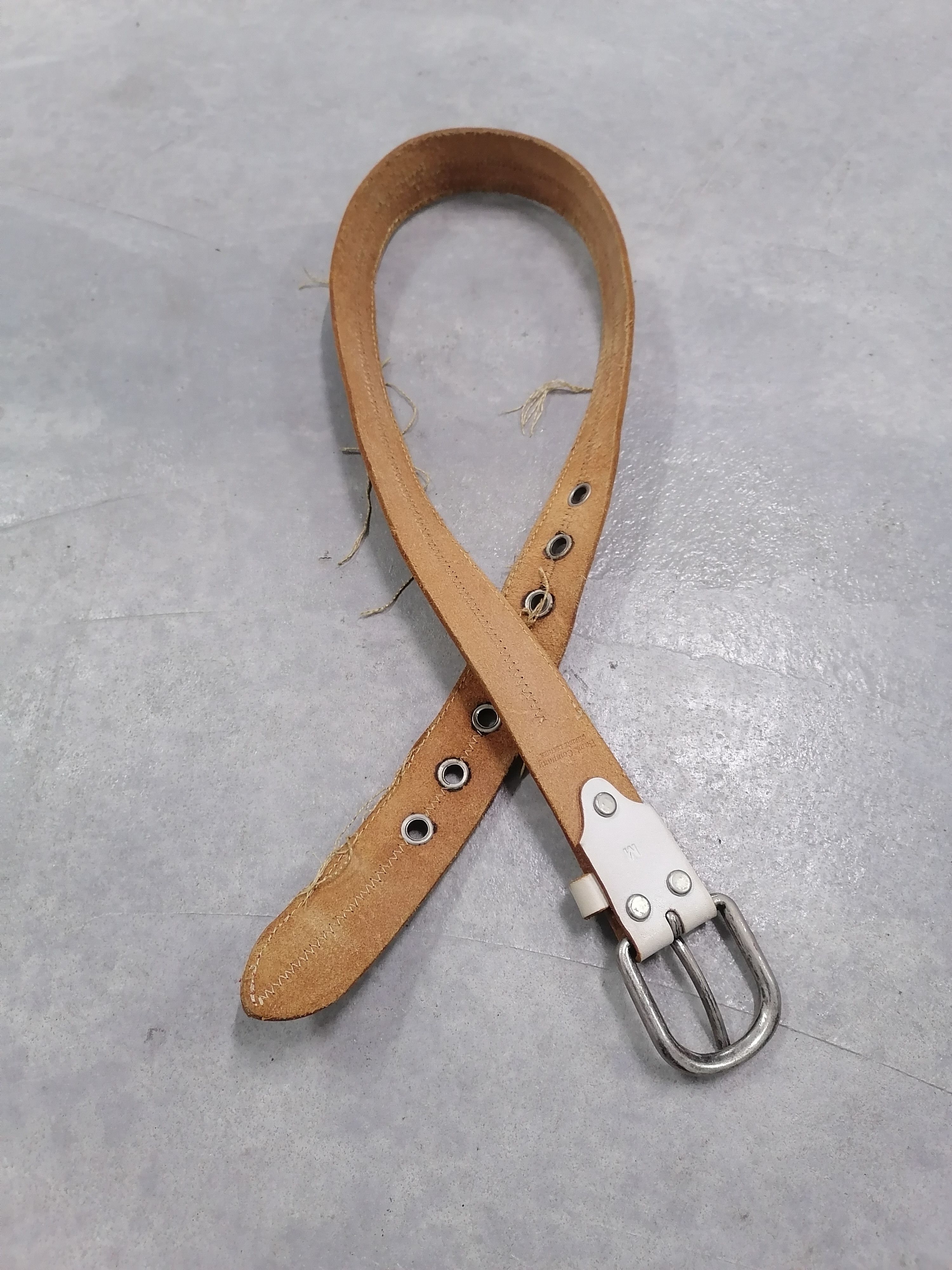 Hysteric Glamour × If Six Was Nine × Japanese Brand Hawk Company 2 Layer Patchwork Leather Belt Size ONE SIZE - 5 Thumbnail