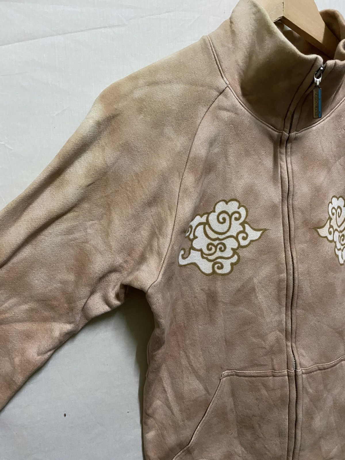 Japanese Brand Mash Mania Dragon Sukajan Tie Dye Zipper Sweater Size US S / EU 44-46 / 1 - 2 Thumbnail
