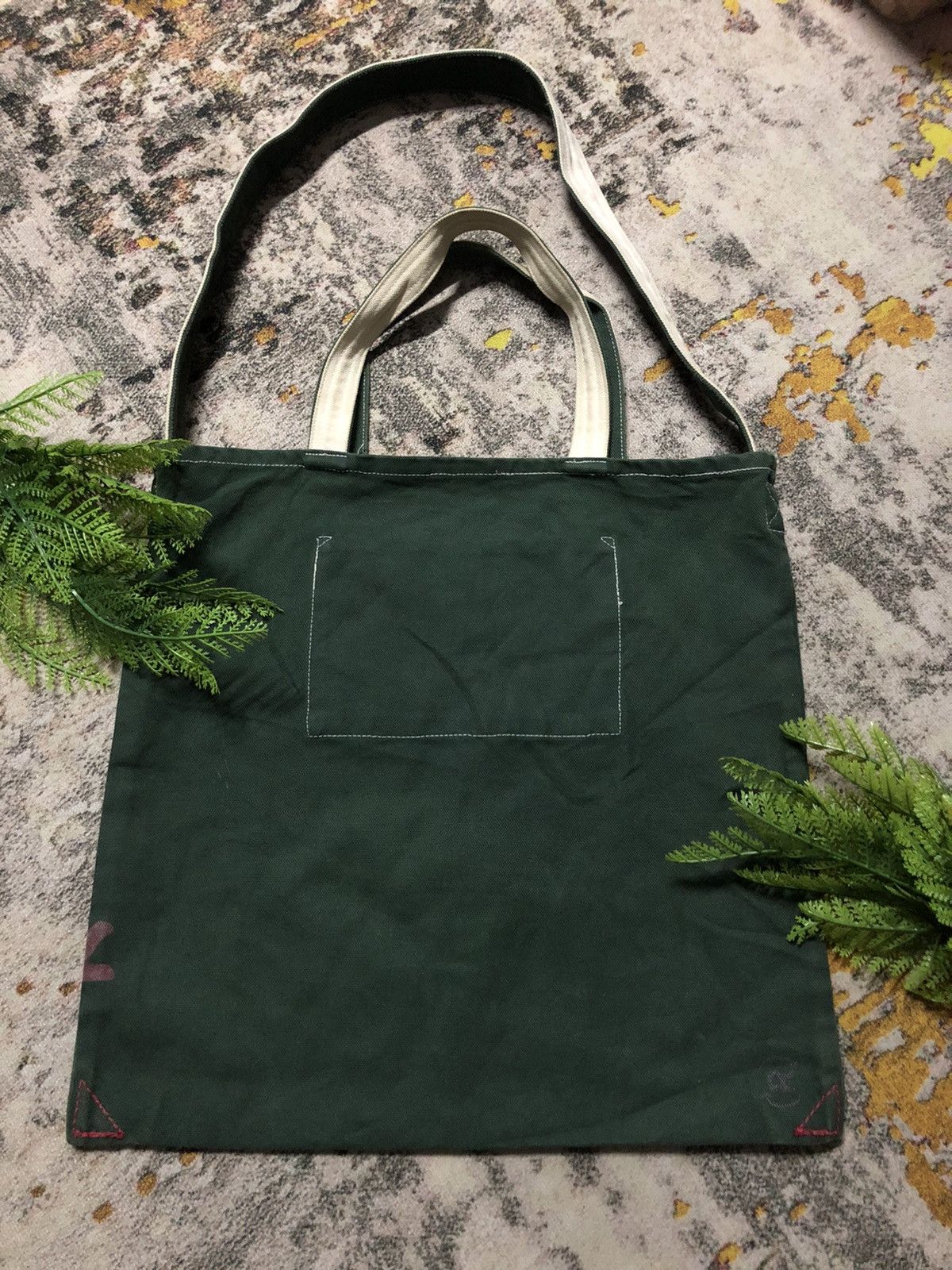 45rpm × Japanese Brand × Vintage Vintage 45 RPM Tote Bag 45 Big Logo Japan Size ONE SIZE - 2 Thumbnail