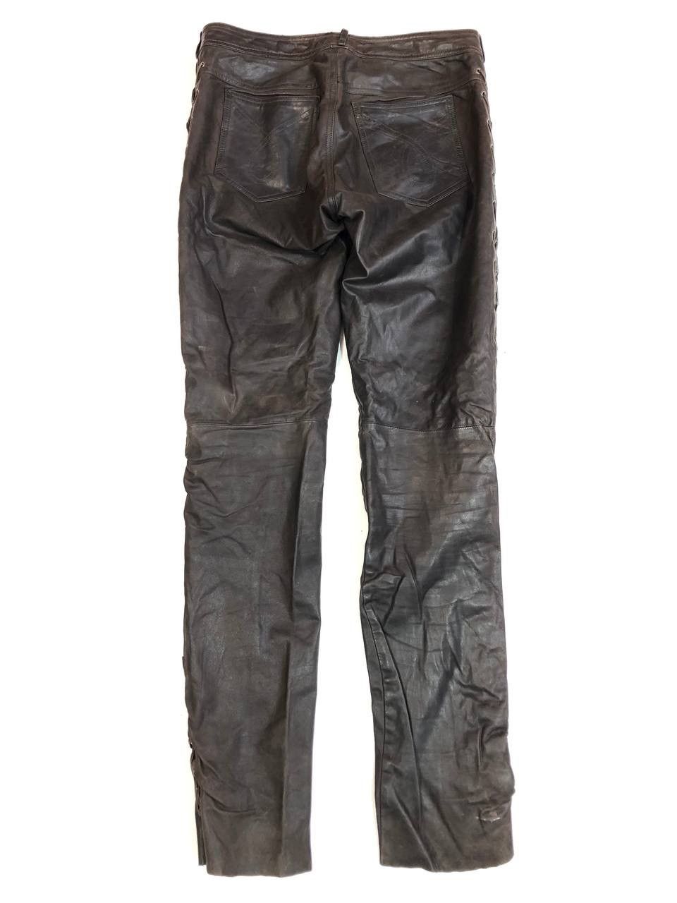 Leather Vintage Biker Moto Racing Leather Pants Size US 30 / EU 46 - 6 Thumbnail