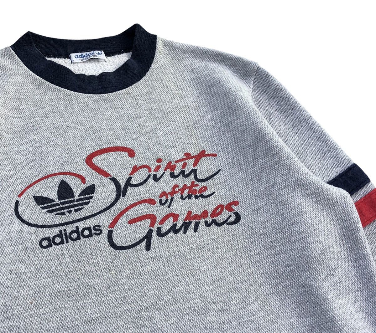 Adidas 🔥RARE🔥Vintage 1984 Adidas Spirit Of The Games Sweatshirts Size US M / EU 48-50 / 2 - 9 Thumbnail