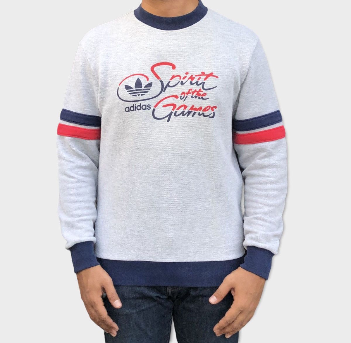 Adidas 🔥RARE🔥Vintage 1984 Adidas Spirit Of The Games Sweatshirts Size US M / EU 48-50 / 2 - 5 Thumbnail