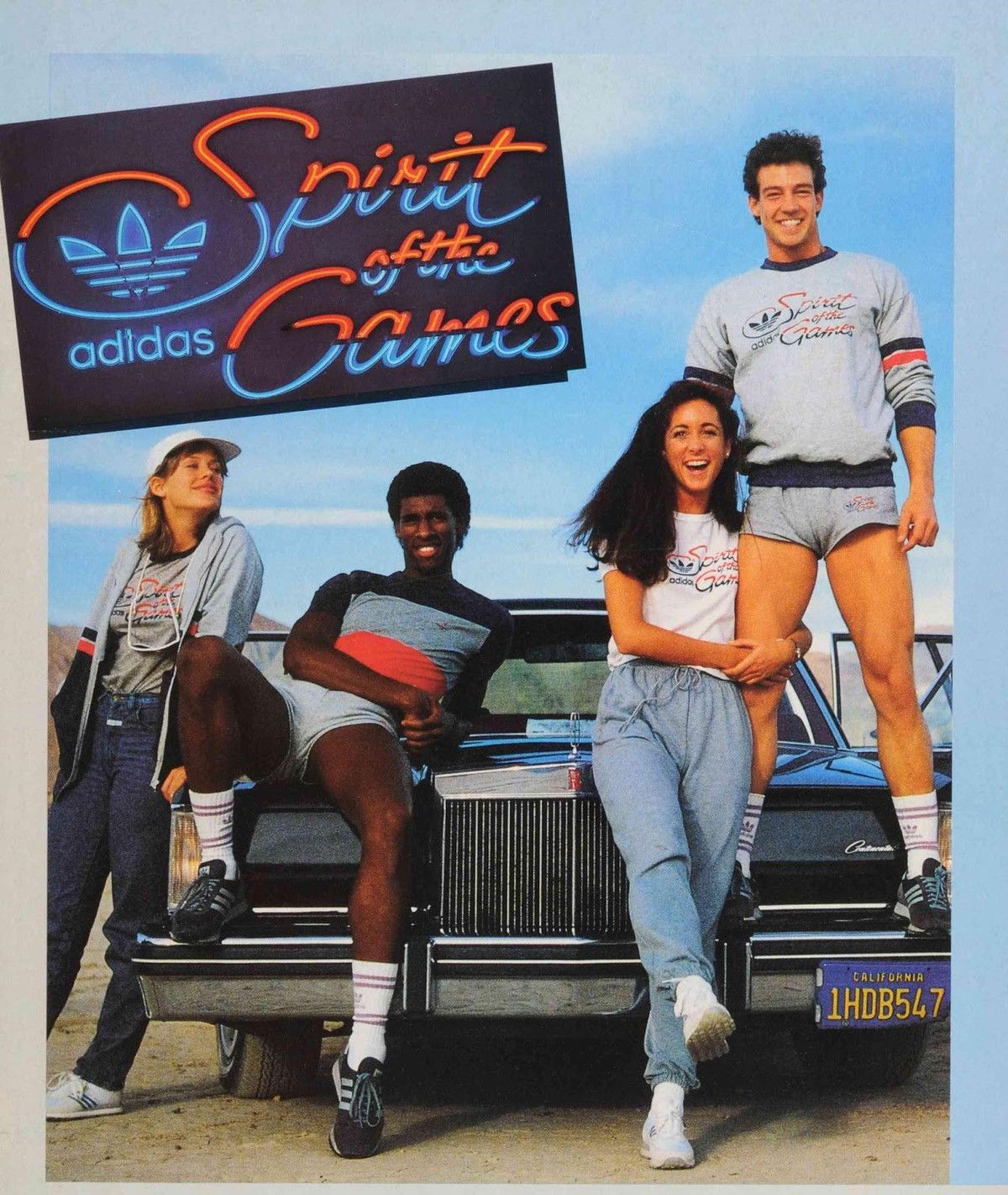 Adidas 🔥RARE🔥Vintage 1984 Adidas Spirit Of The Games Sweatshirts Size US M / EU 48-50 / 2 - 2 Thumbnail