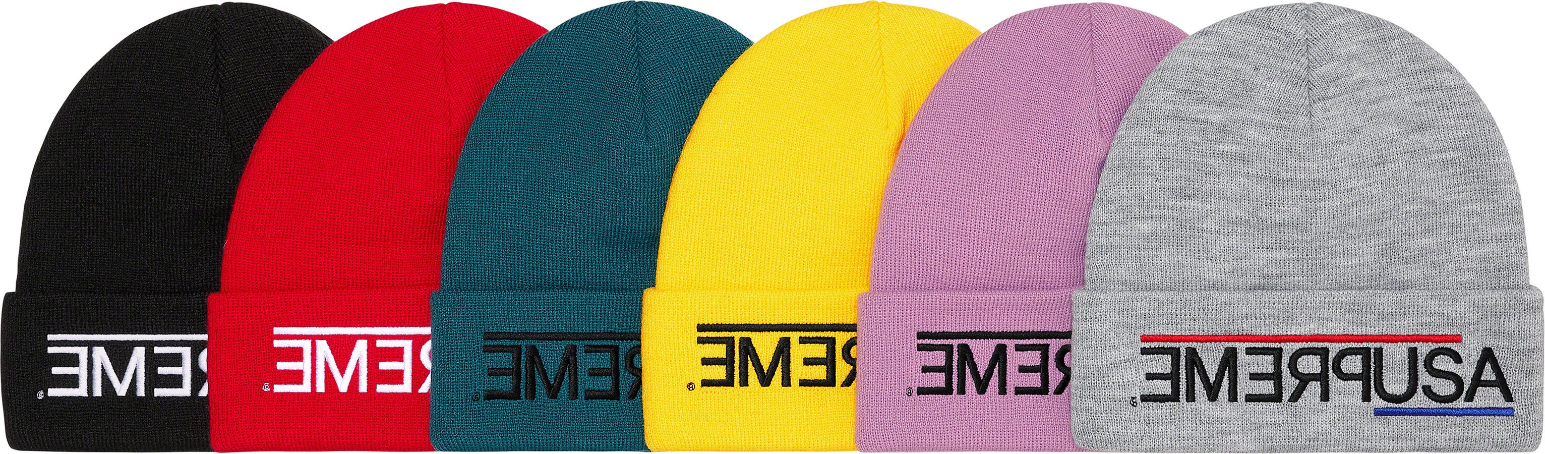 Supreme Supreme USA Beanie Black SS21 Acrylic Knit Hat Cap Size ONE SIZE - 7 Thumbnail