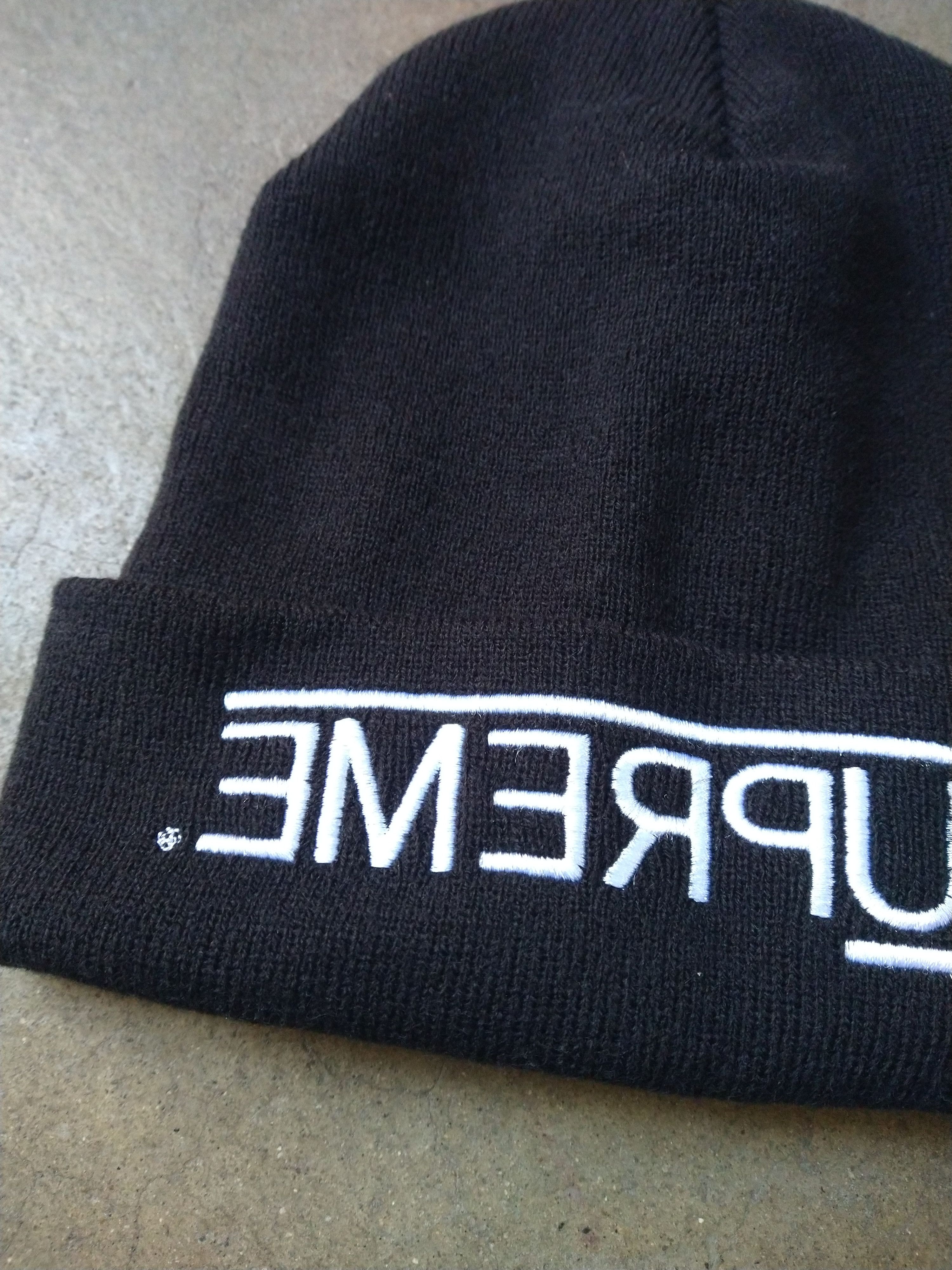 Supreme Supreme USA Beanie Black SS21 Acrylic Knit Hat Cap Size ONE SIZE - 2 Thumbnail