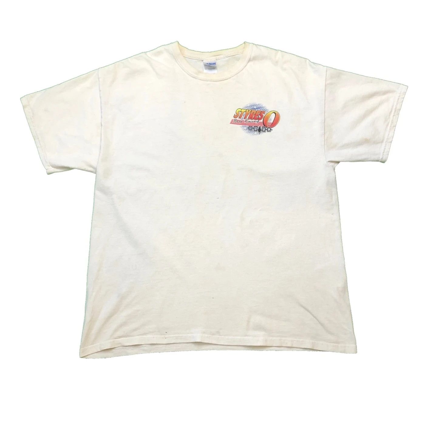 NASCAR Vintage Glenn Styres Speedway Racing T Shirt Motorsports Tee Size US XL / EU 56 / 4 - 3 Thumbnail