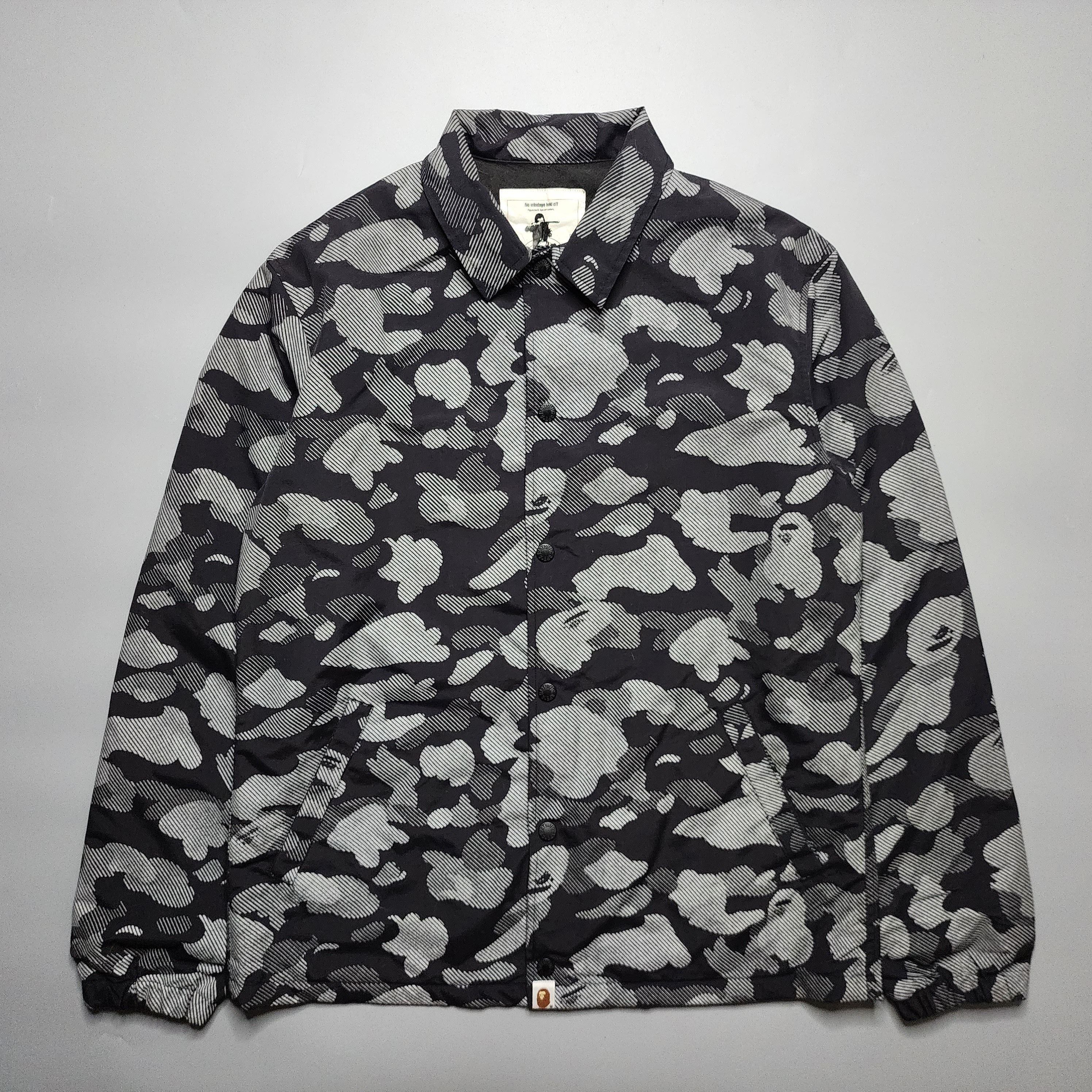 Bape Bape - Reflective Camo Coach Jacket Size US M / EU 48-50 / 2 - 1 Thumbnail