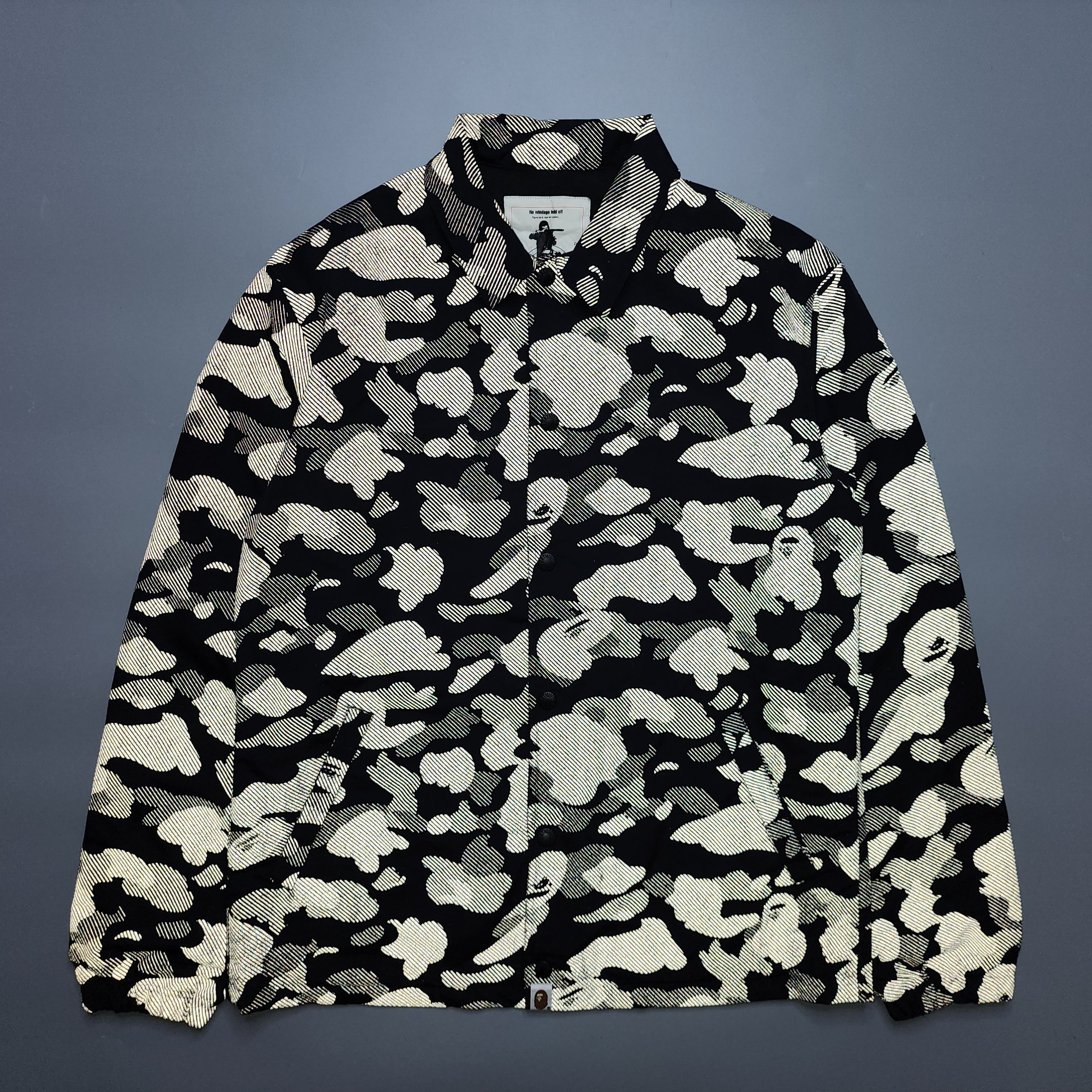 Bape Bape - Reflective Camo Coach Jacket Size US M / EU 48-50 / 2 - 3 Thumbnail