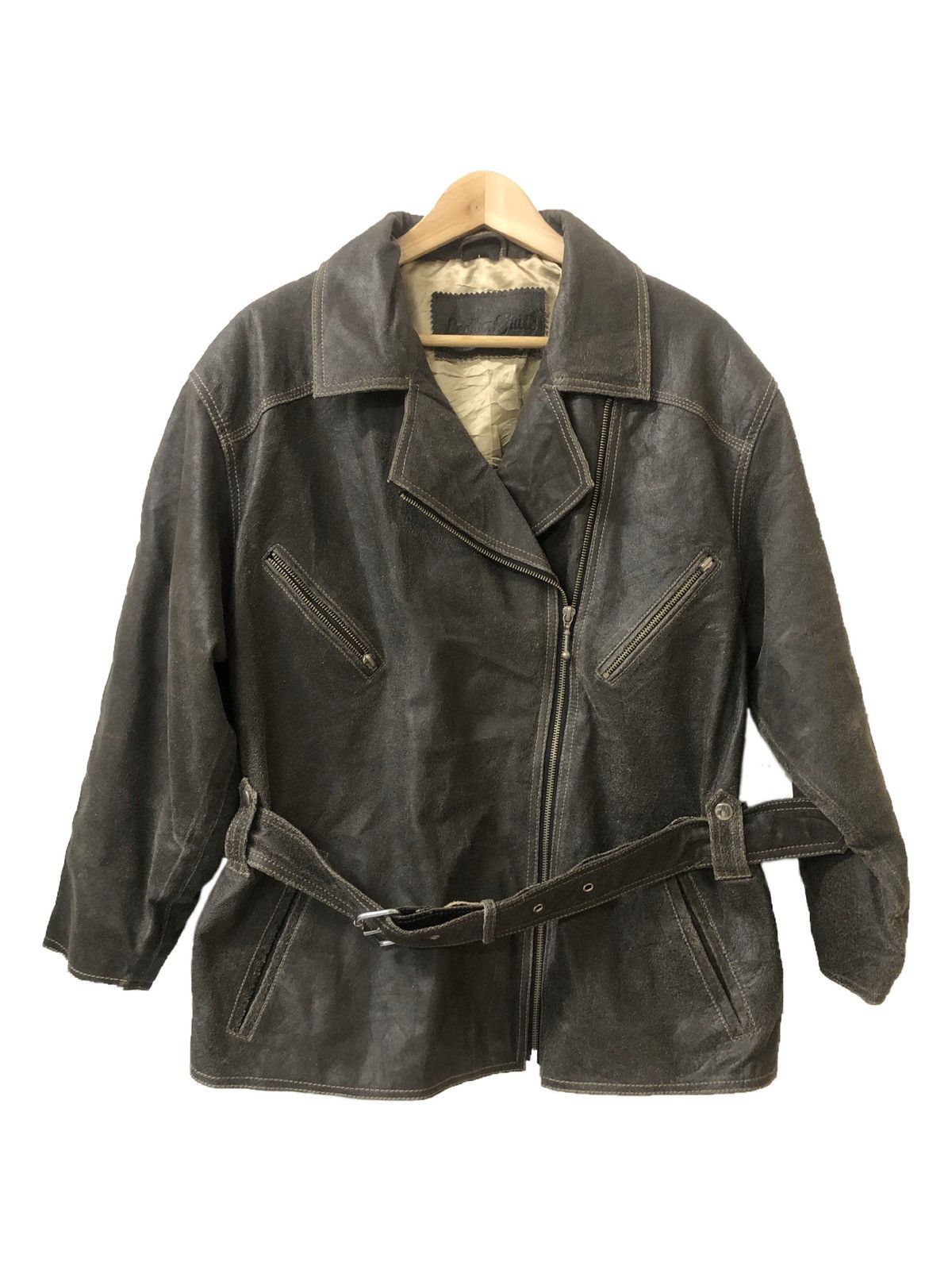Leather Jacket × Rockers × Vintage Vintage leather guild rocker biker ...