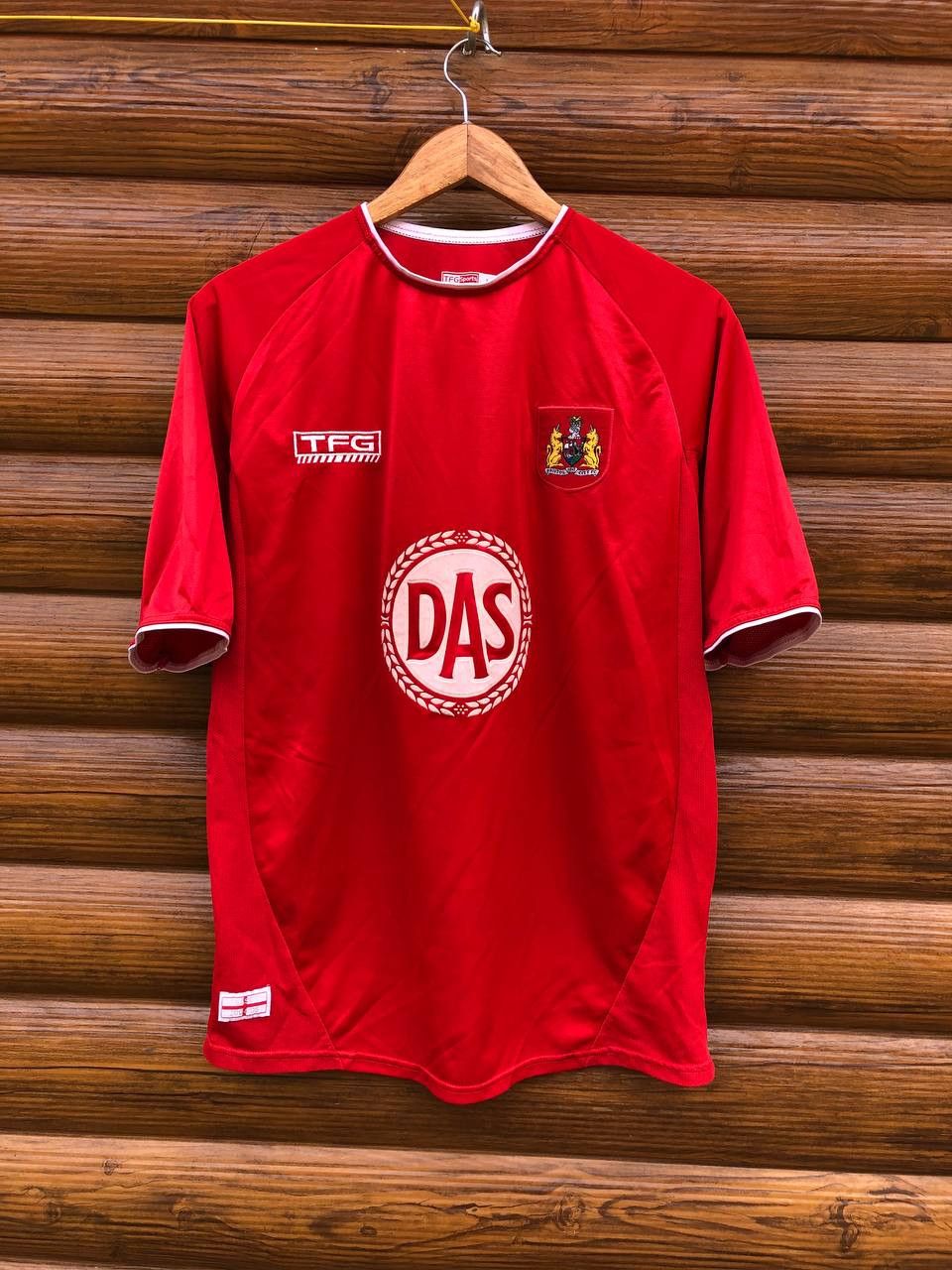 Vintage Vintage TFG Sports BRISTOL CITY 2004-2005 Soccer Jersey Size US M / EU 48-50 / 2 - 1 Thumbnail