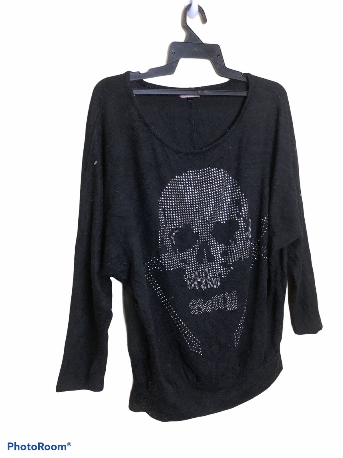 Seditionaries Very Rare LOVEME long sleeve wear big Skulls logo Size US XXL / EU 58 / 5 - 2 Thumbnail