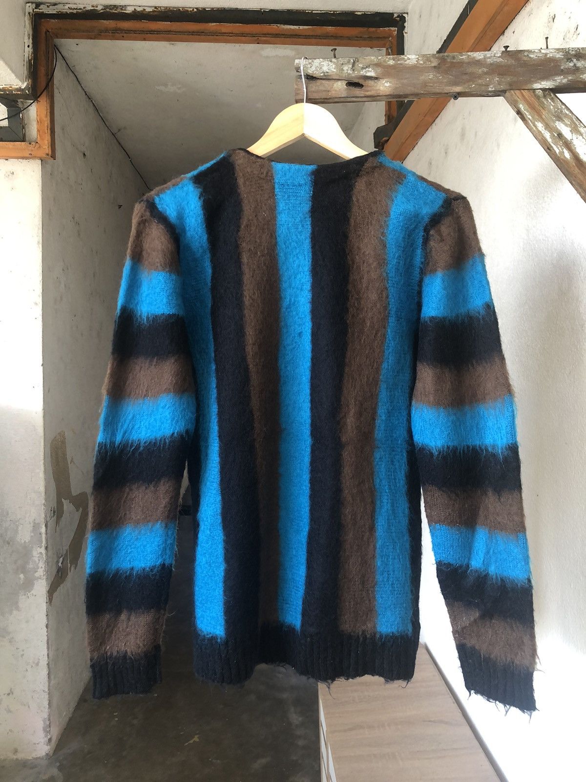 Japanese Brand Nice❗️M25QUARED Knit Mohair Button Up Sweater Size M / US 6-8 / IT 42-44 - 2 Thumbnail