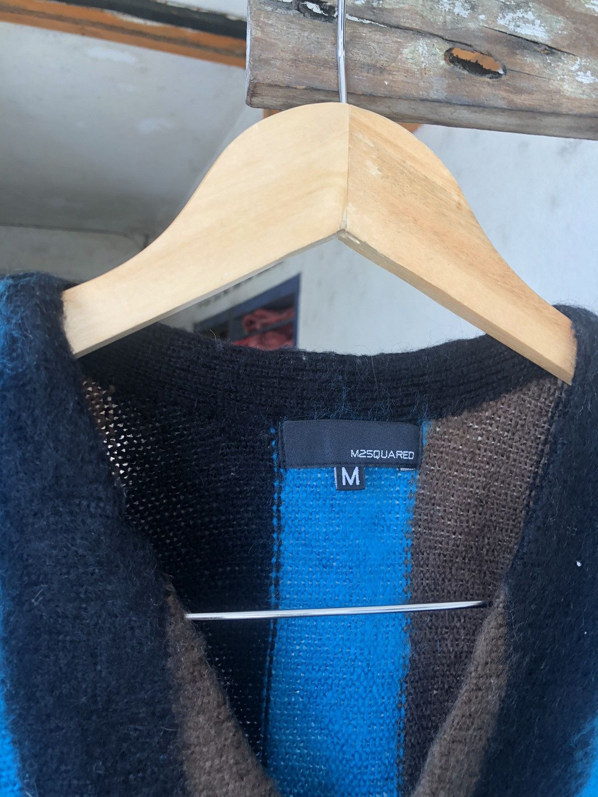 Japanese Brand Nice❗️M25QUARED Knit Mohair Button Up Sweater Size M / US 6-8 / IT 42-44 - 10 Thumbnail