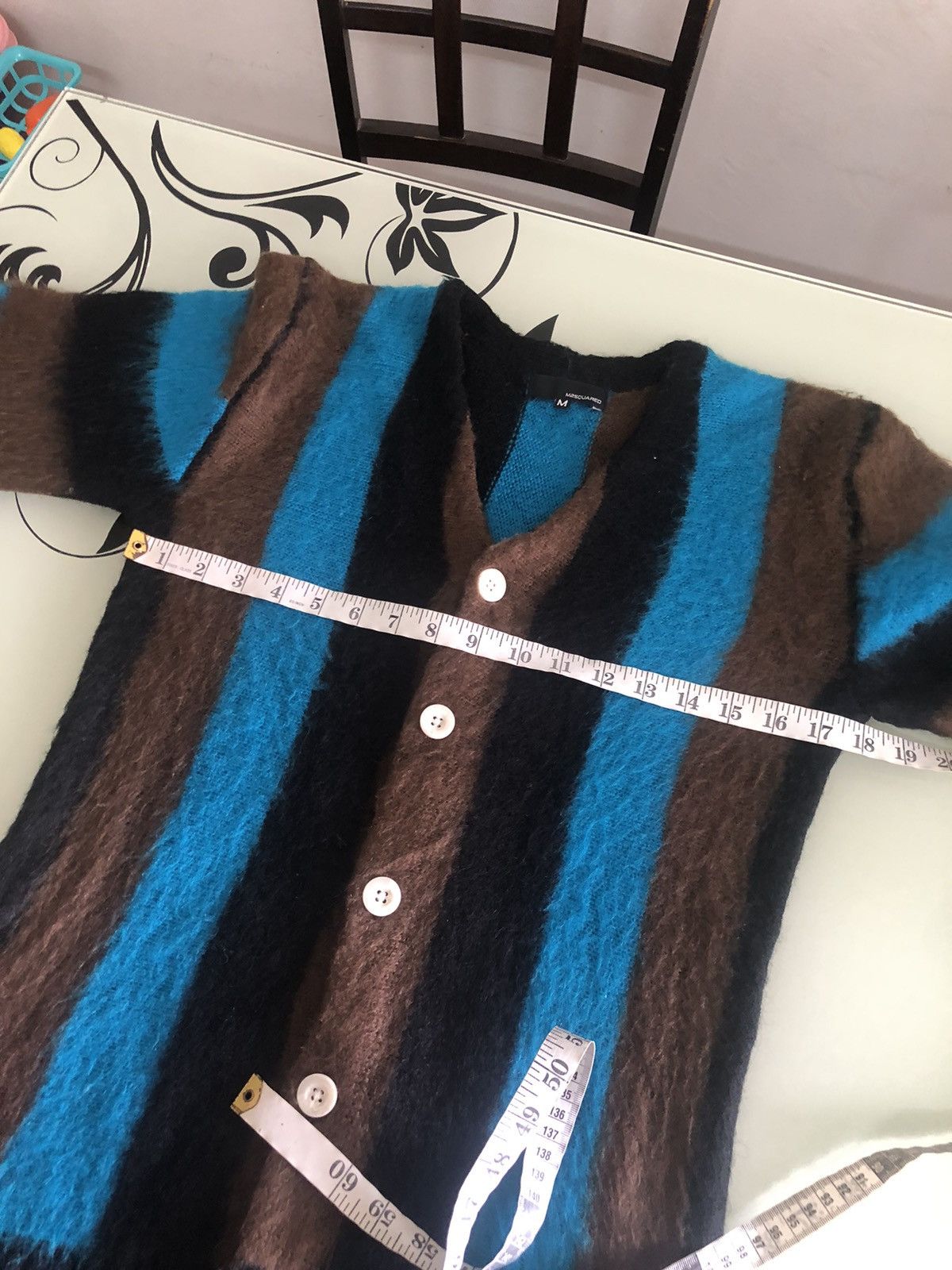 Japanese Brand Nice❗️M25QUARED Knit Mohair Button Up Sweater Size M / US 6-8 / IT 42-44 - 15 Thumbnail