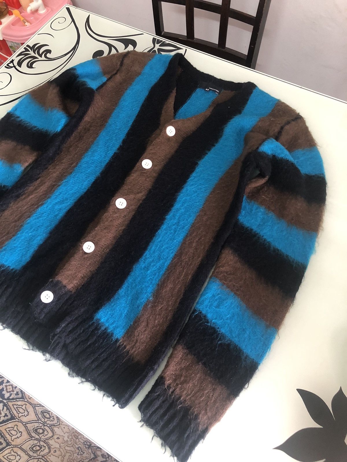 Japanese Brand Nice❗️M25QUARED Knit Mohair Button Up Sweater Size M / US 6-8 / IT 42-44 - 14 Thumbnail