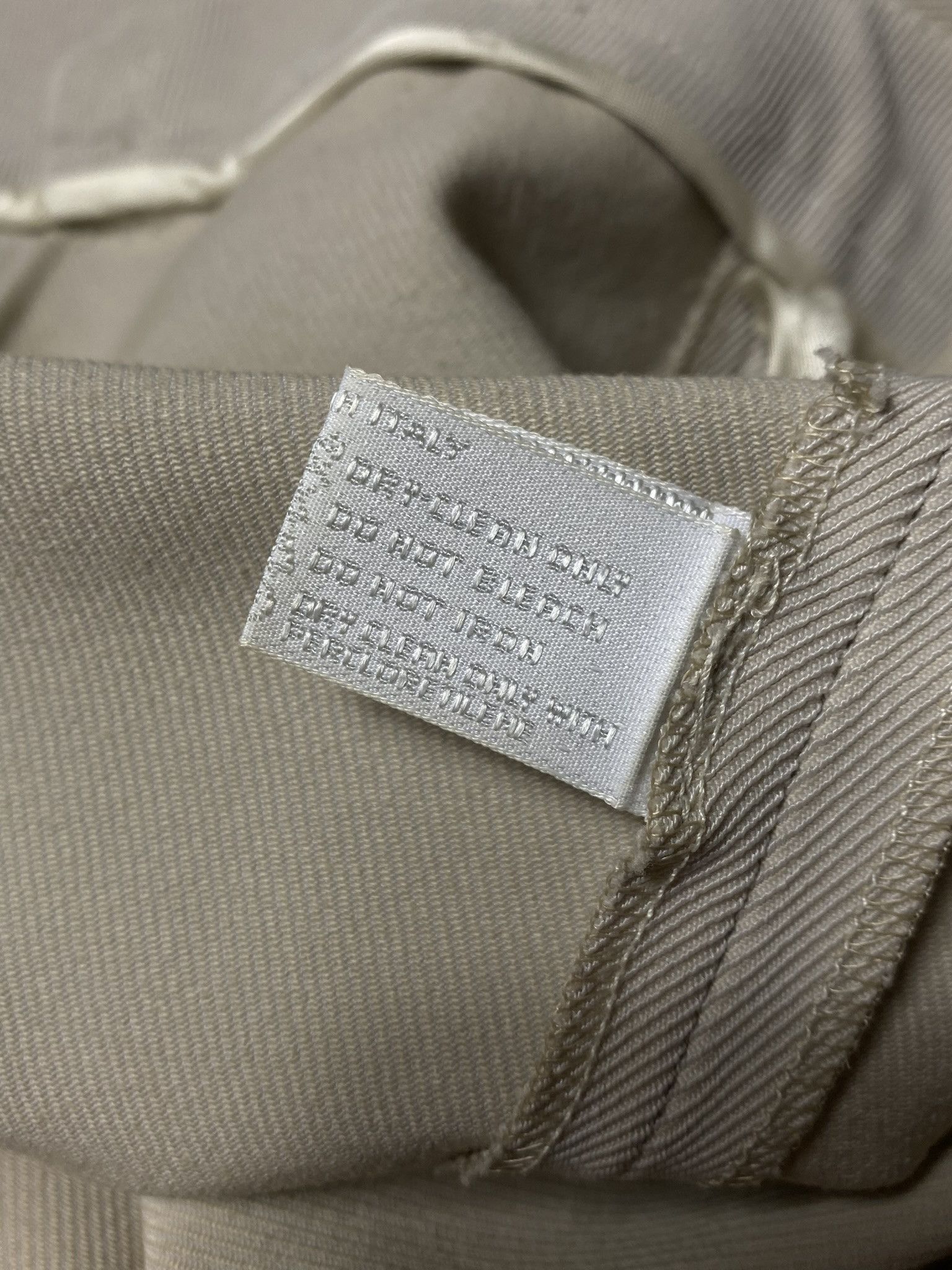 Designer × Prada × Vintage Prada italy beige trousers pants luxury premium vintage y2k Size 34" / US 12 / IT 48 - 4 Thumbnail
