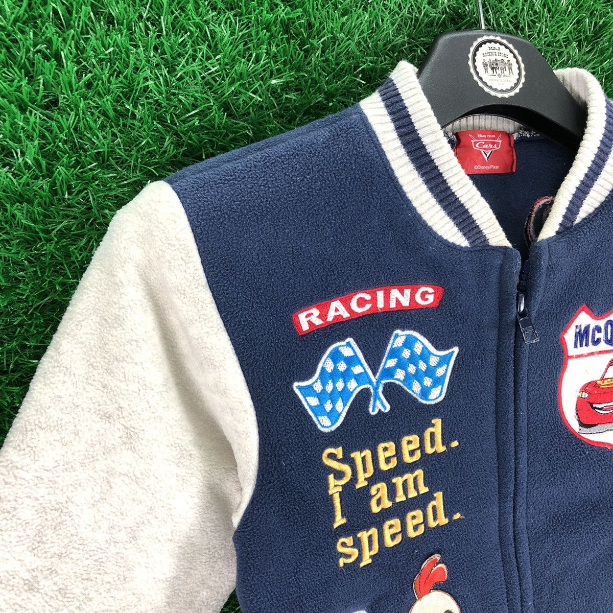 Disney Disney Pixar McQueen Embroidery Varsity Jacket for Kid Size US XXS / EU 40 - 2 Thumbnail