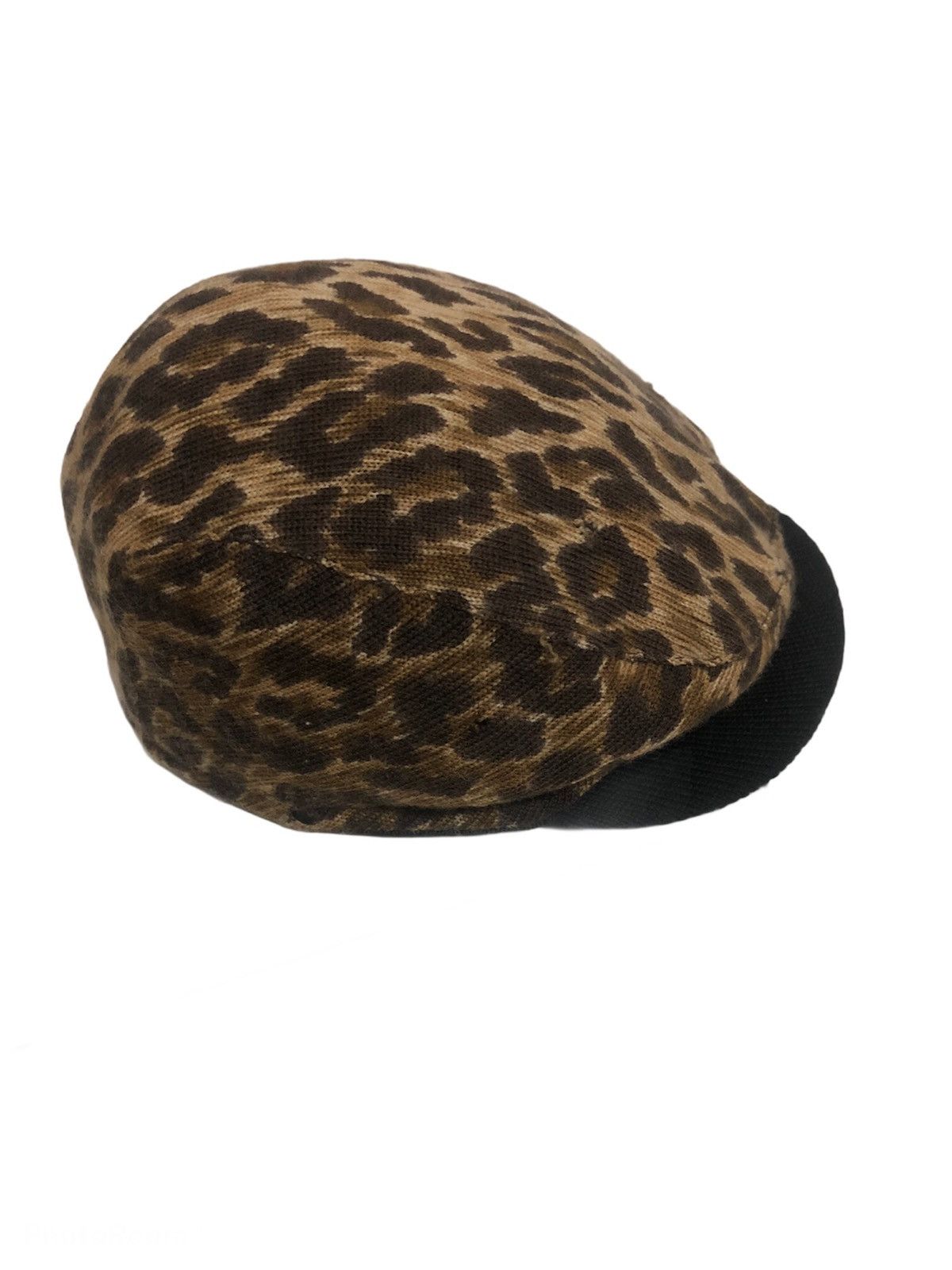 RARE Dolce & Gabbana lana wool leopard beretta hat