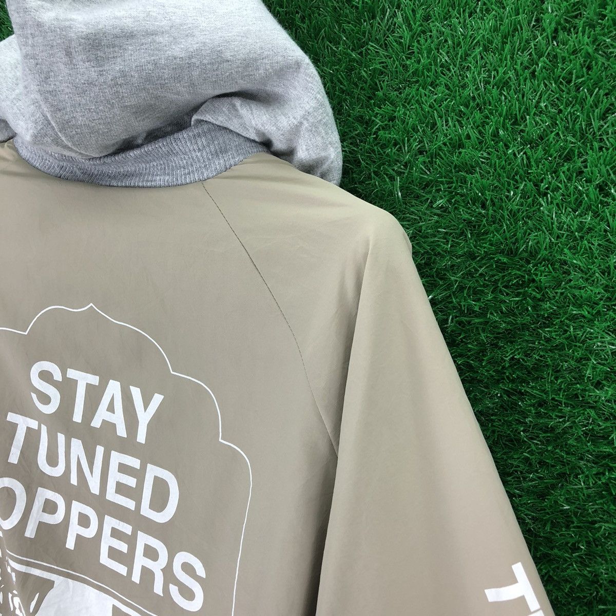 Japanese Brand Bomber Style Hoodie Stay Tuned Boppers by Attention Size US XL / EU 56 / 4 - 2 Thumbnail