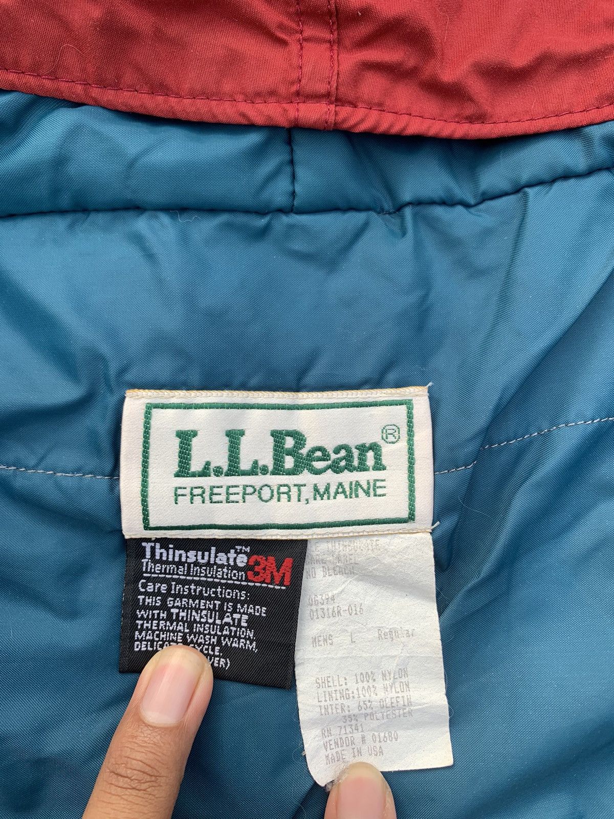 L.L. Bean Vintage L.L.Bean Thermal Insulation JacketMade In USA Size US XL / EU 56 / 4 - 12 Thumbnail