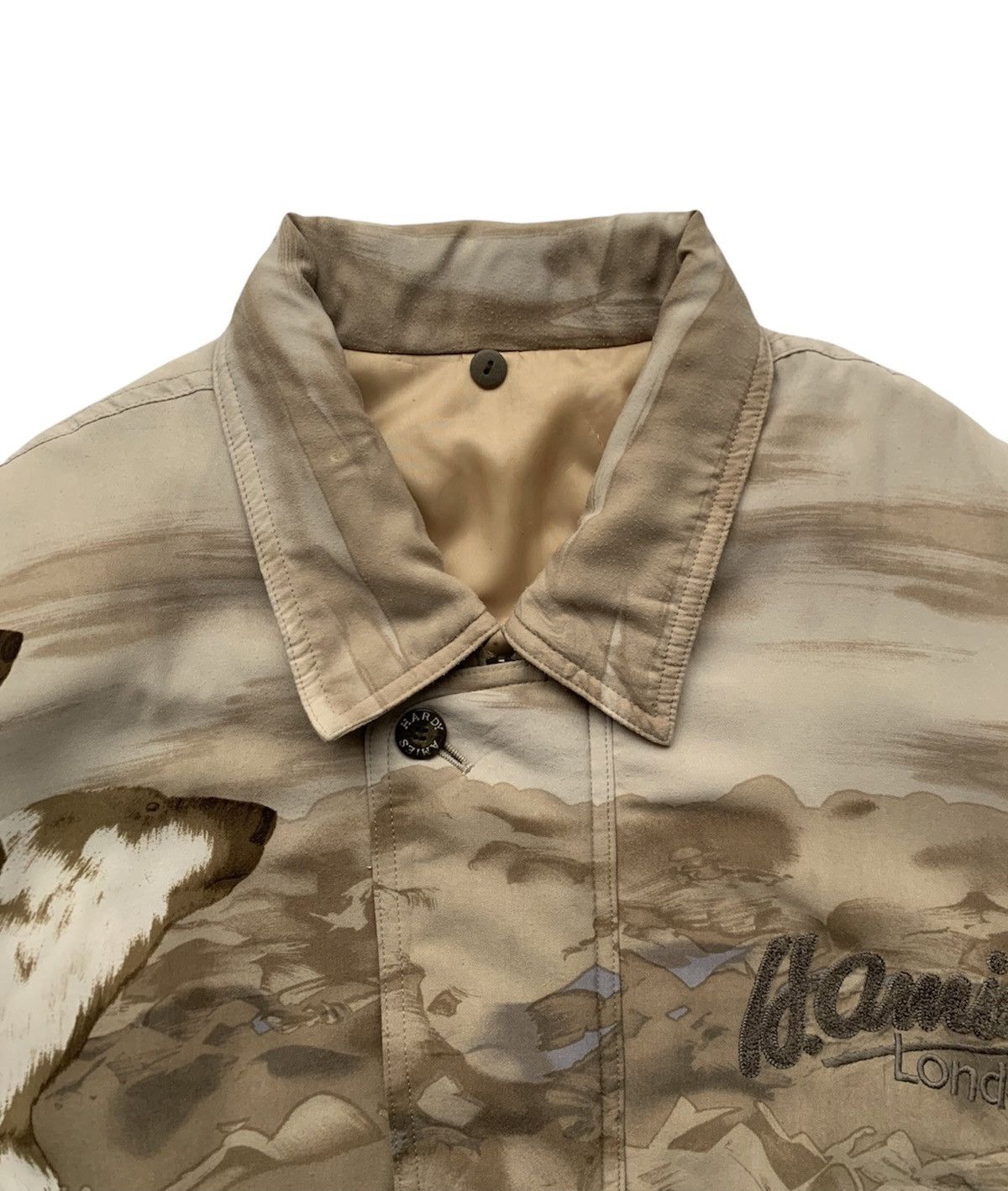 Hardy Amies 🐼HARDY AMIES LONDON Polar Bear All Over Print Bomber Jacket Size US XL / EU 56 / 4 - 7 Thumbnail
