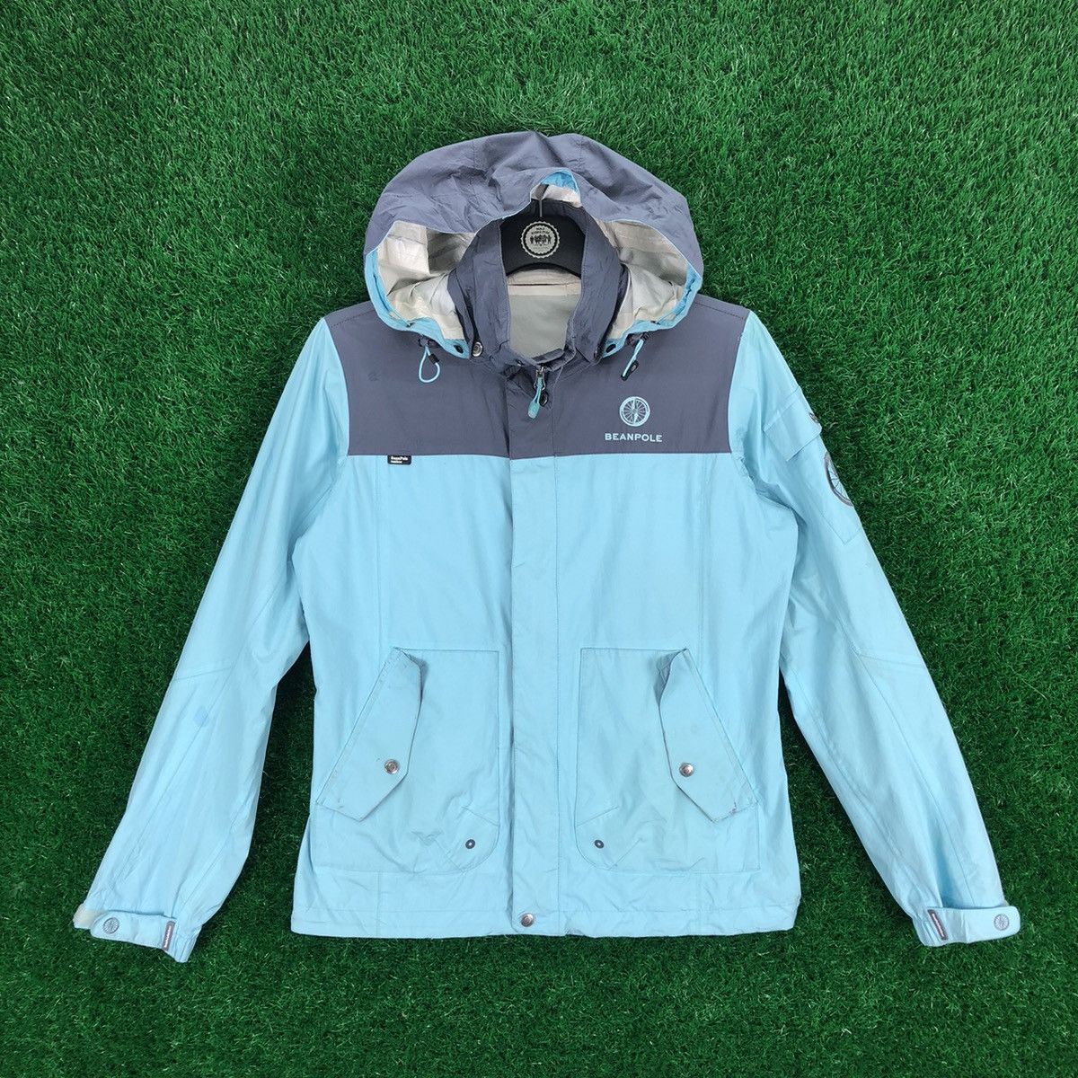 BEANPOLE Vintage Bean Pole Windbreaker Hoodie Jacket Waterproof Size XS / US 0-2 / IT 36-38 - 1 Thumbnail