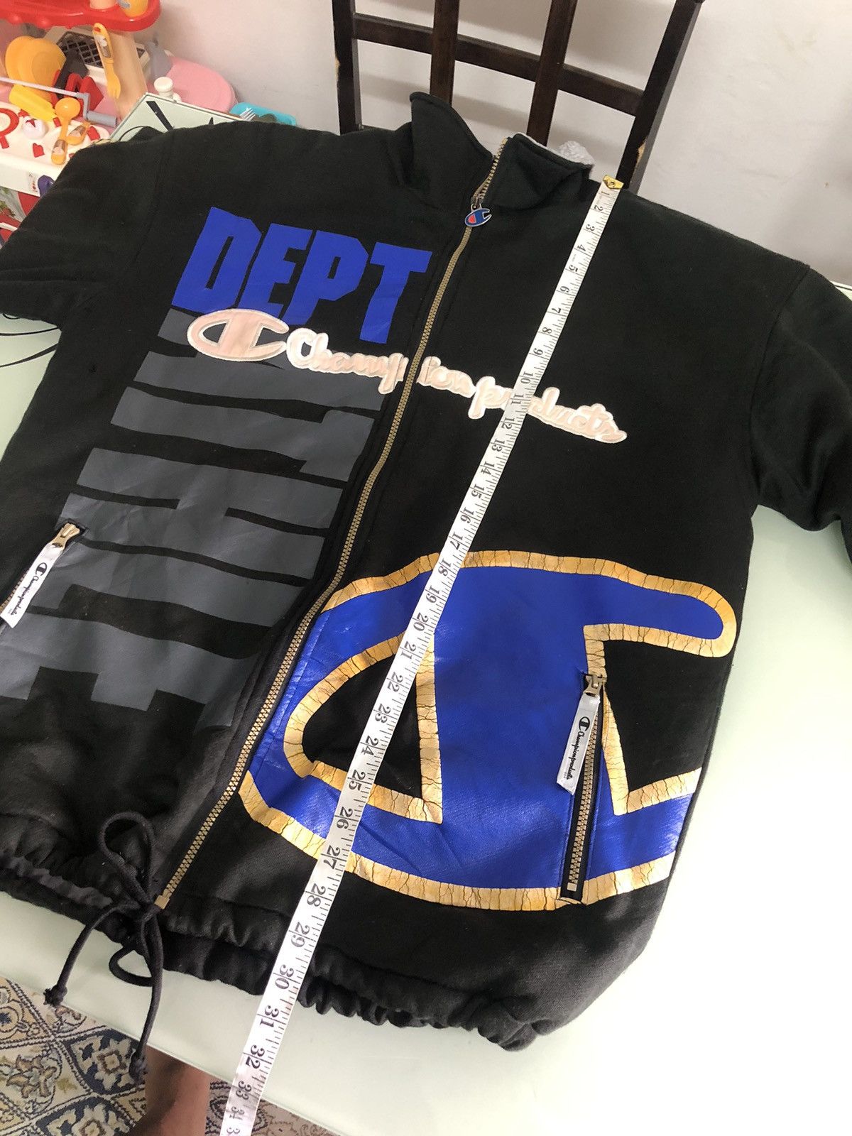 Champion Rare❗️Vintage Champion Hip Hop Style Over Prints Jackets Size US L / EU 52-54 / 3 - 22 Thumbnail