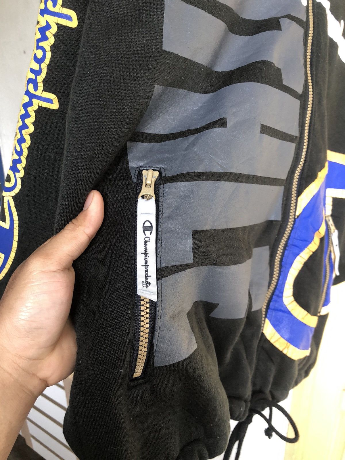 Champion Rare❗️Vintage Champion Hip Hop Style Over Prints Jackets Size US L / EU 52-54 / 3 - 10 Thumbnail