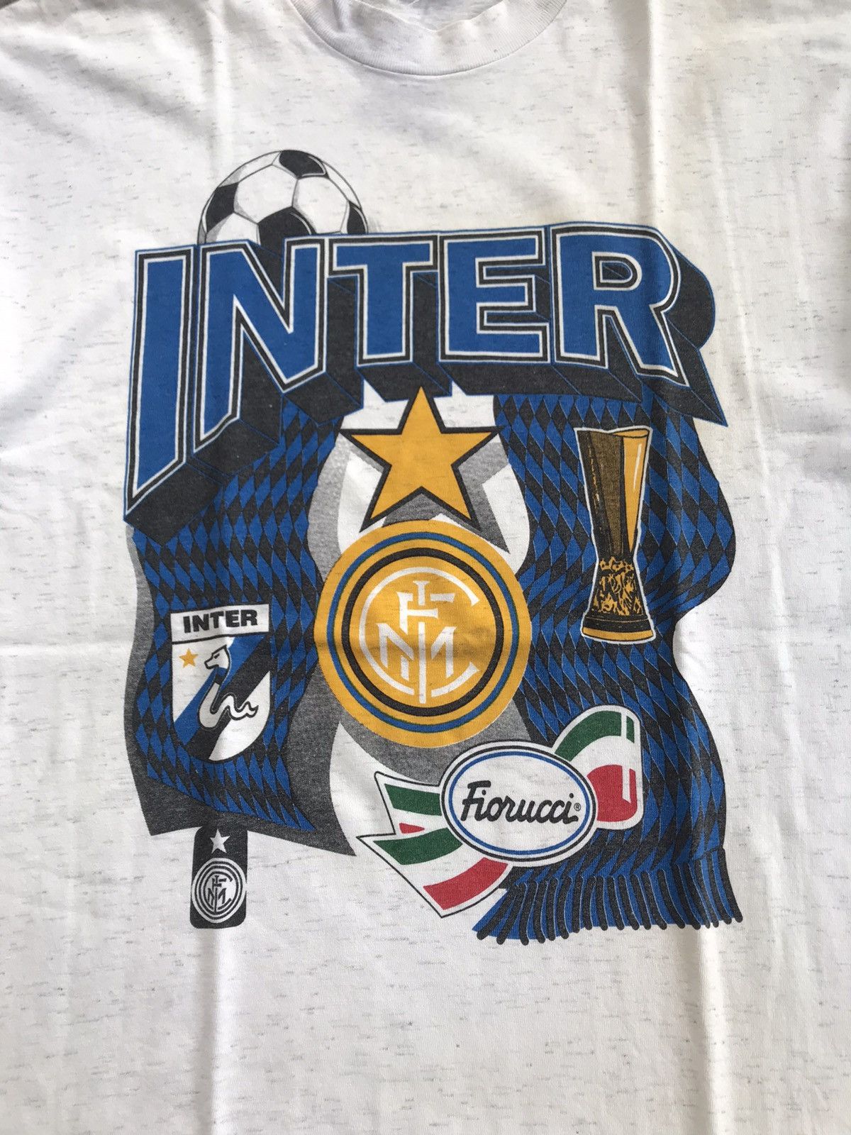 Sports Specialties × Vintage Vintage Intermilan Fiorucci T-shirt Size US L / EU 52-54 / 3 - 2 Thumbnail