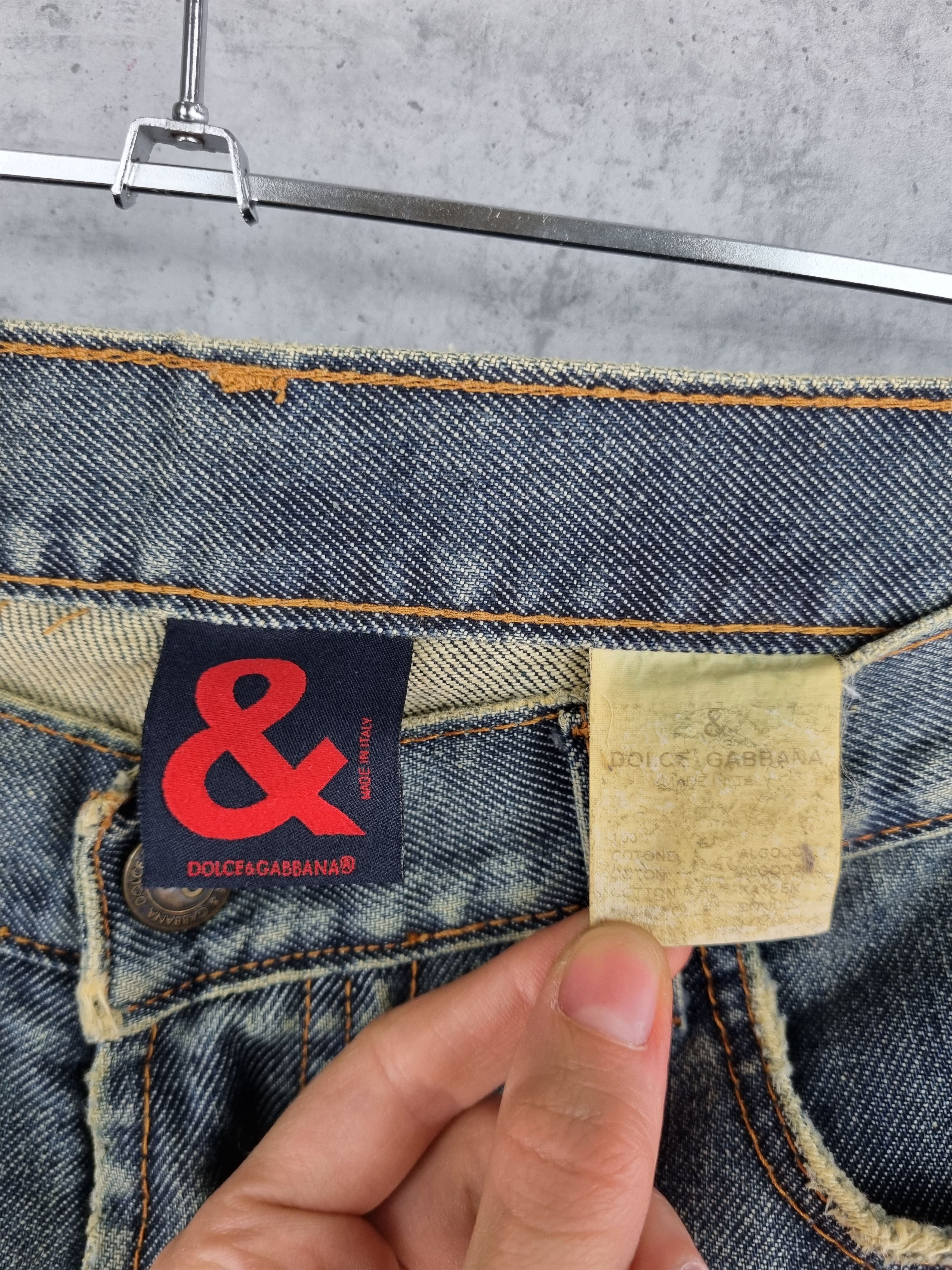 Dolce & Gabbana Dolce & Gabbana Ripped Luxury Denim Jeans Size US 30 / EU 46 - 8 Thumbnail