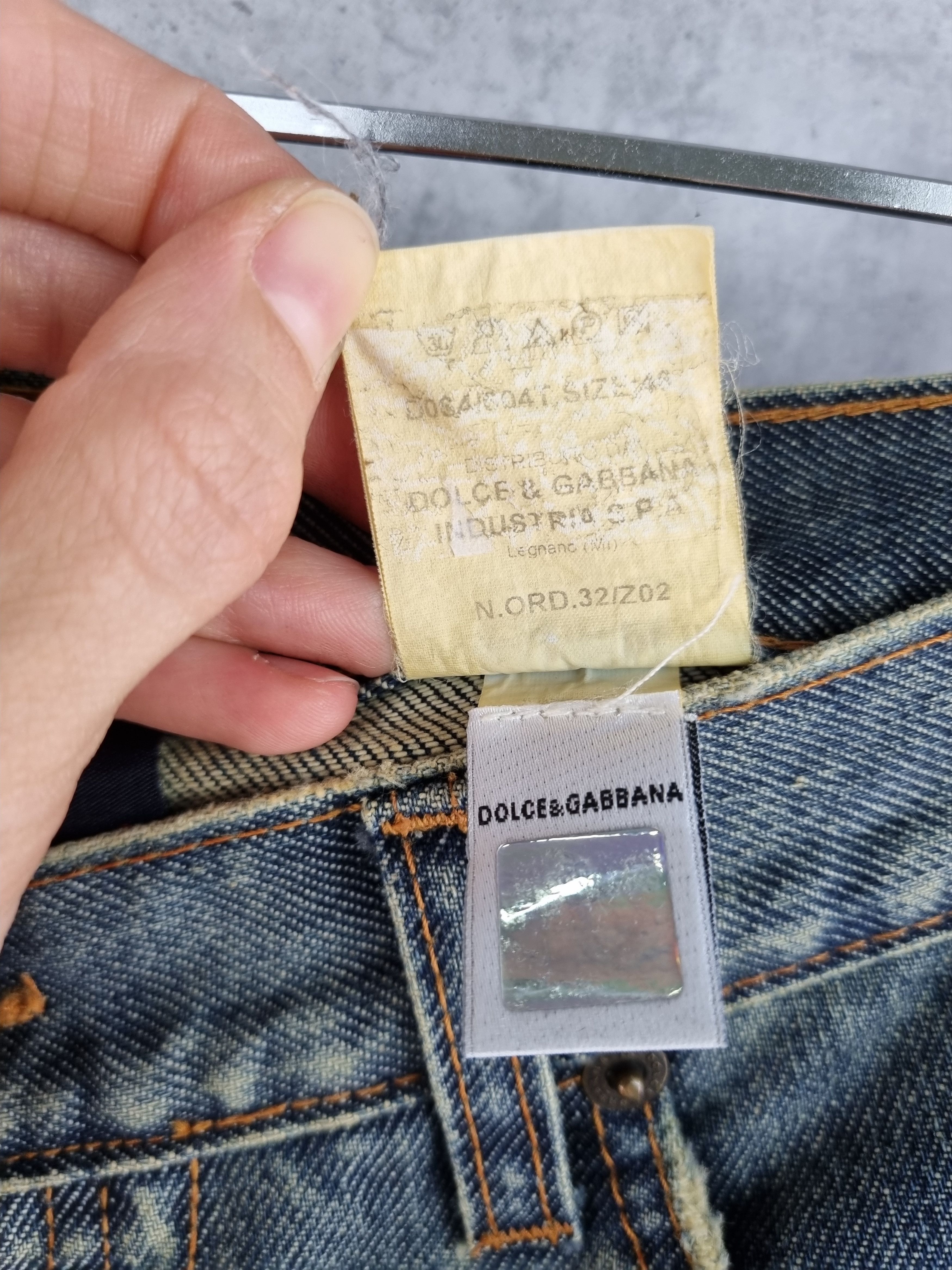 Dolce & Gabbana Dolce & Gabbana Ripped Luxury Denim Jeans Size US 30 / EU 46 - 9 Thumbnail